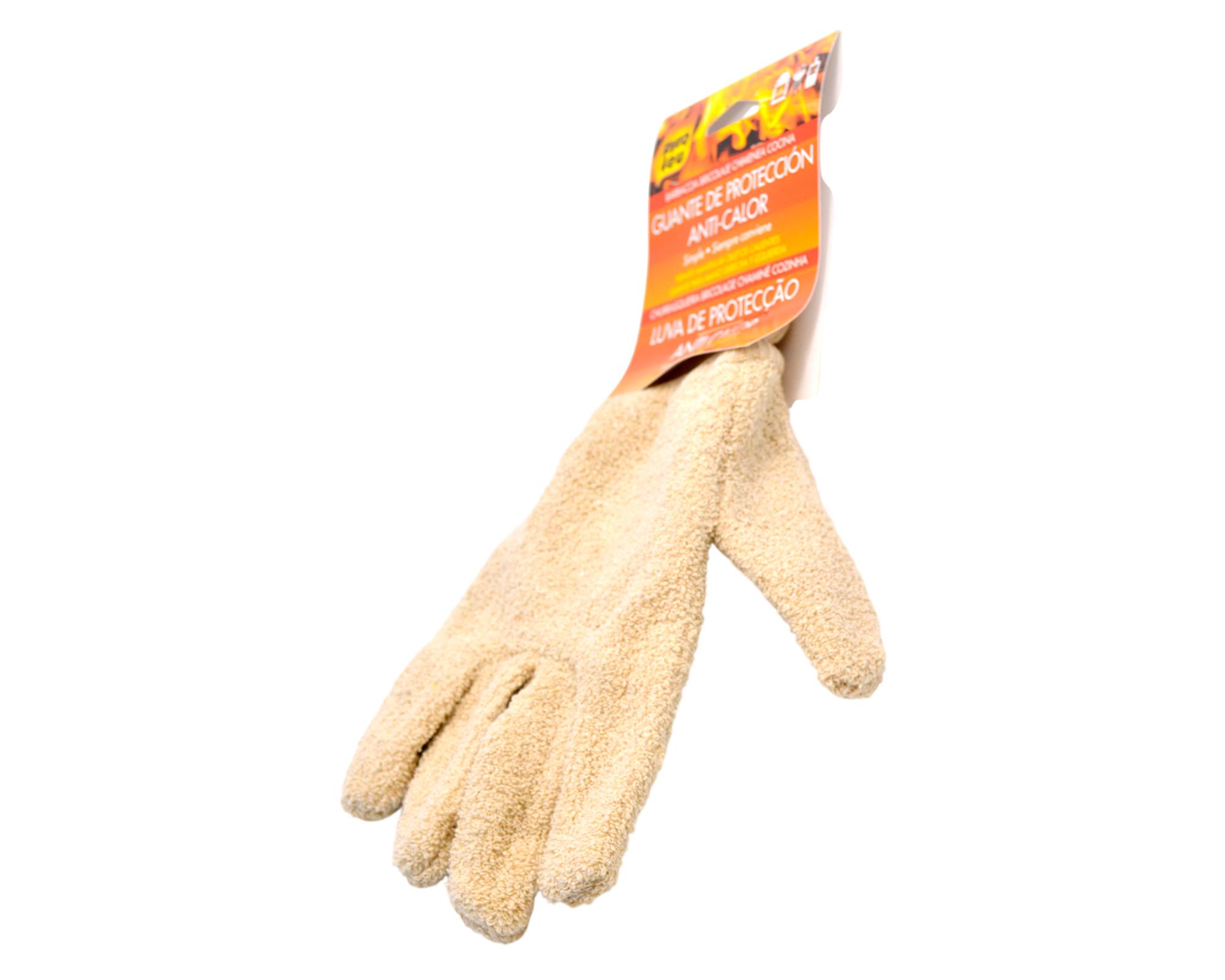 Guante anticalor protección 250° beige-2
