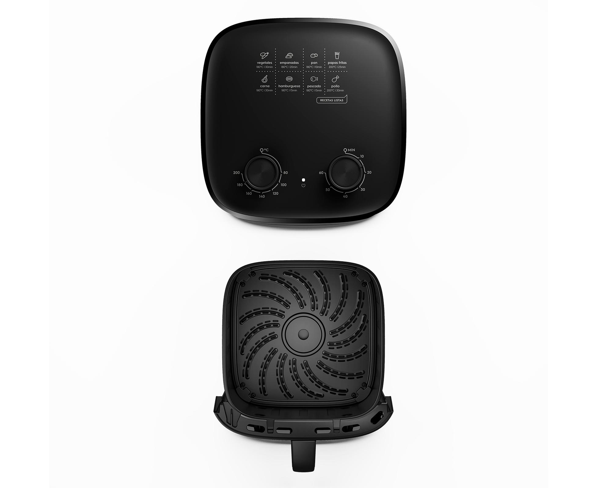 Freidora de aire MAF70 negro 7 litros-2