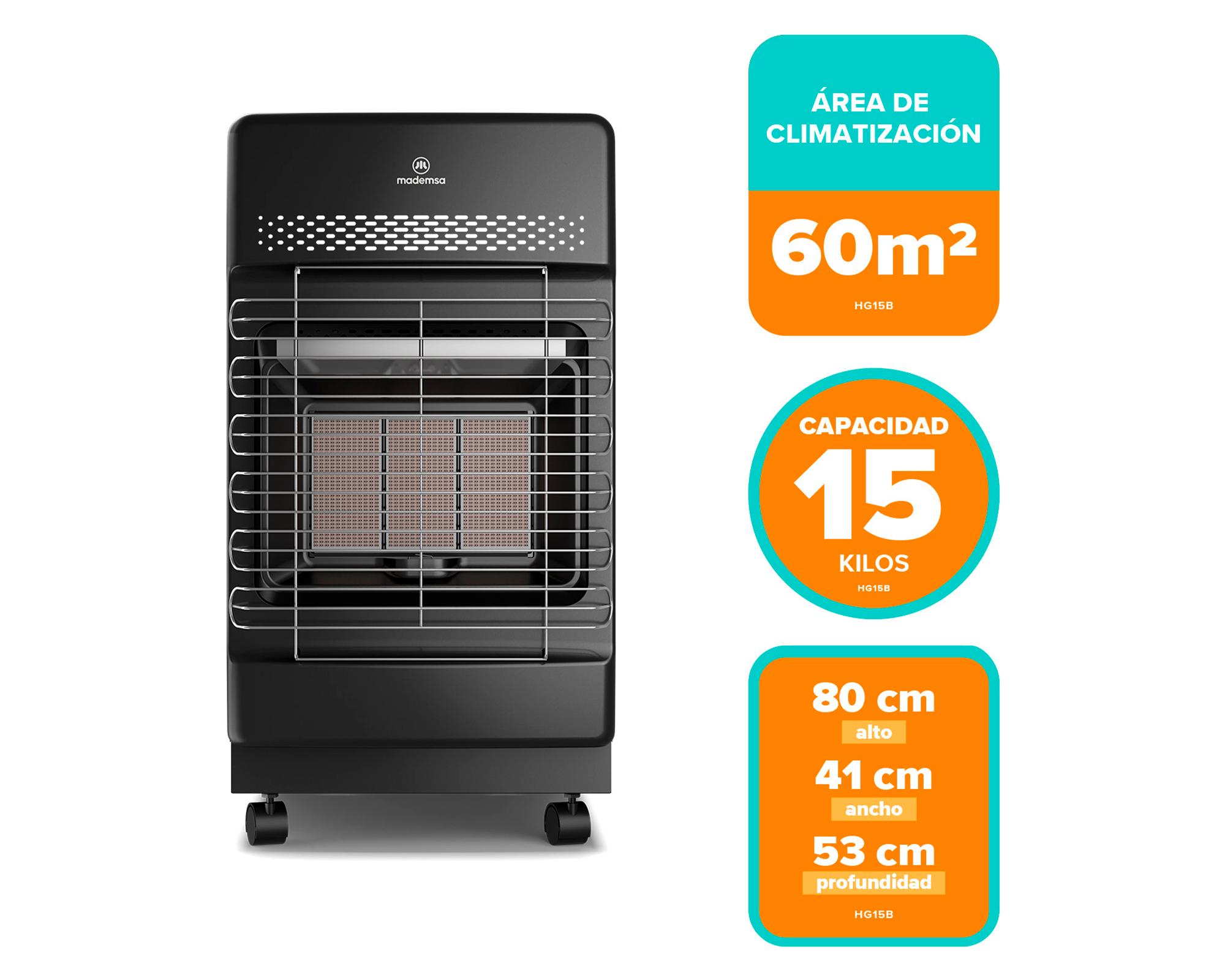 Estufa a gas HG15B 4.2 kW ónix-1