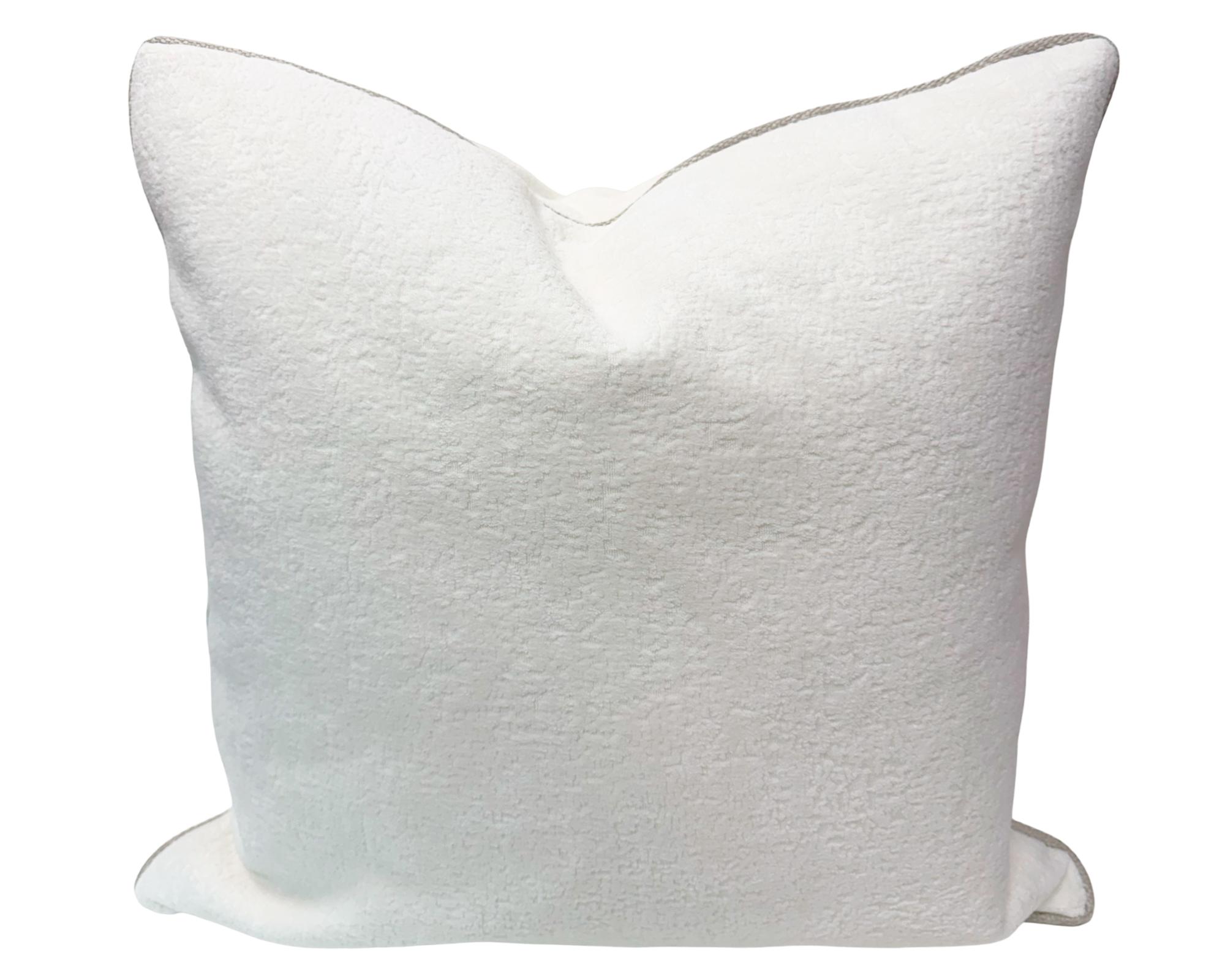 Cojín Atmosphera Home poliéster blanco invierno 50x50 cm-0