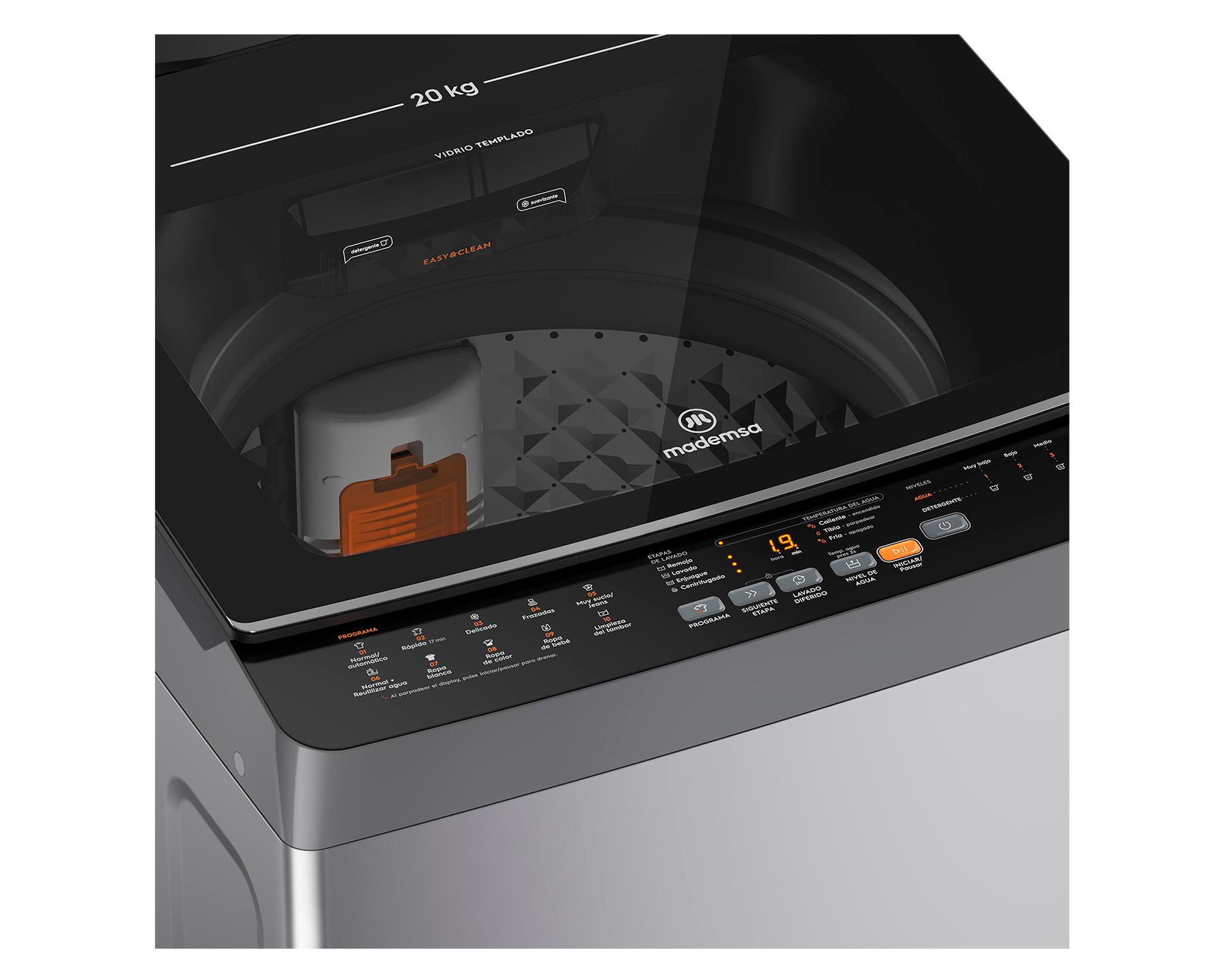 Lavadora automática MDWMT20S carga superior 20 kg-2