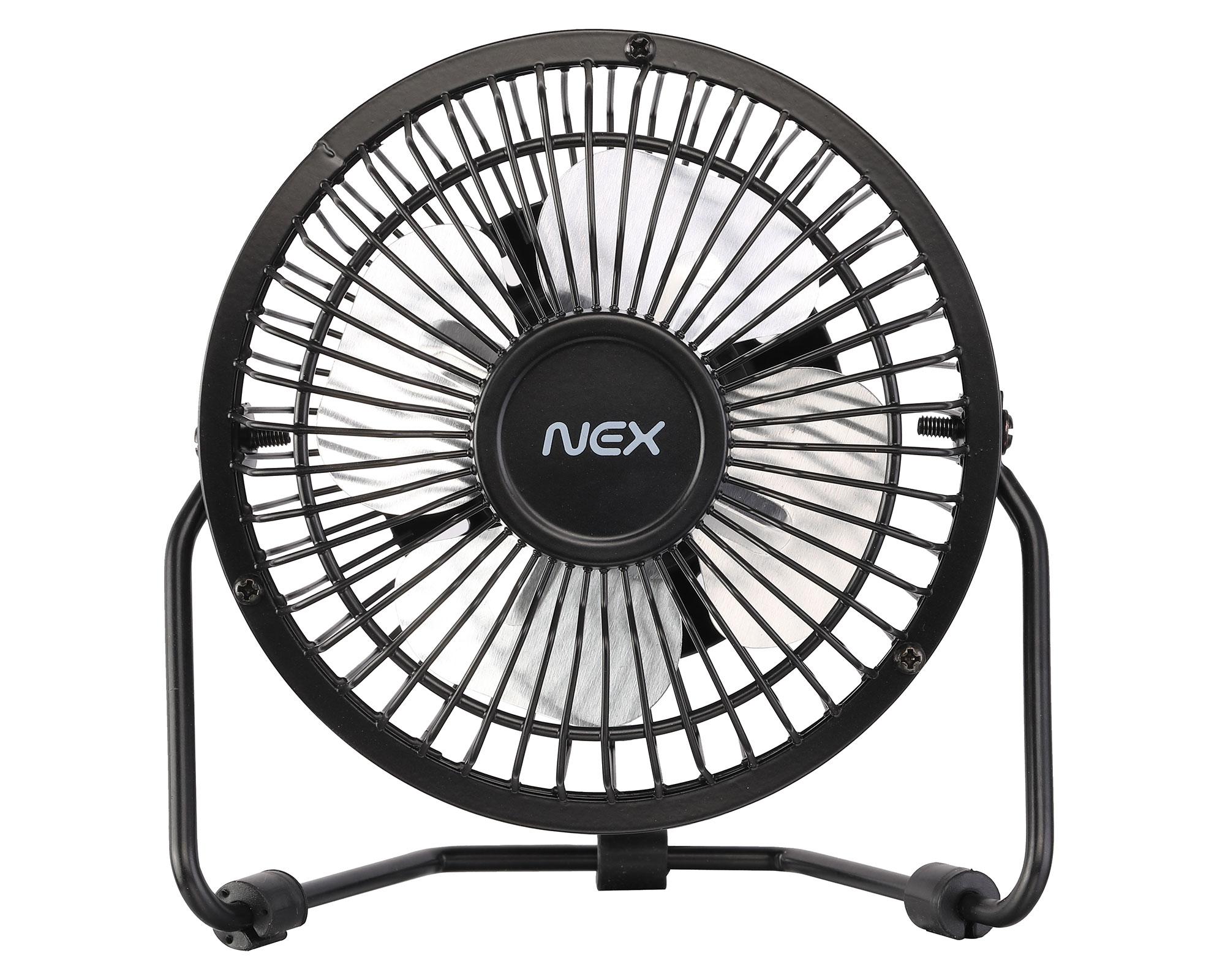Ventilador USB 4'' negro-2