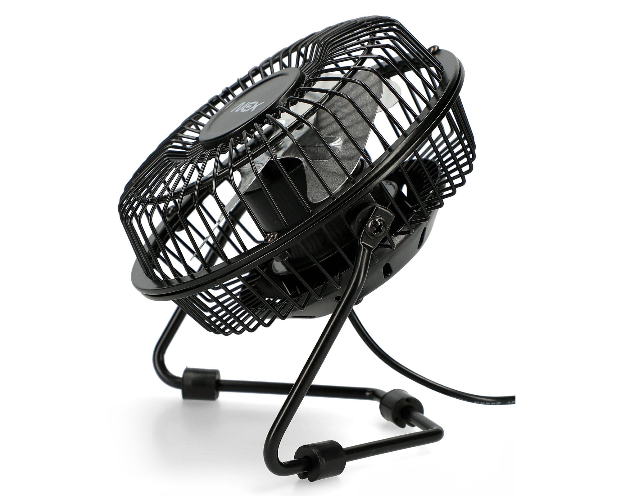 Ventilador USB 4'' negro-1