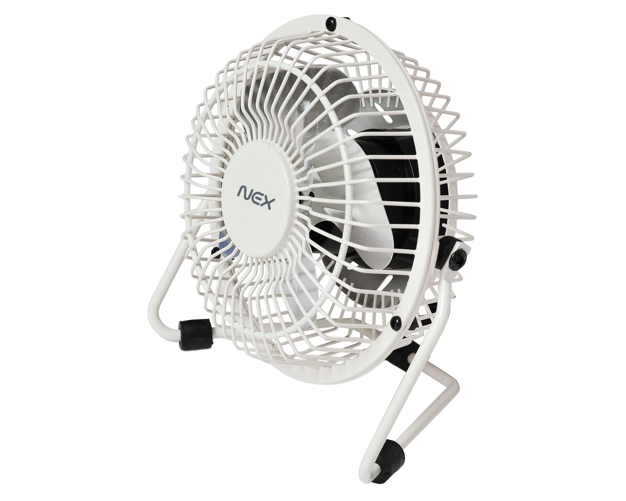 Ventilador USB 4'' blanco-1