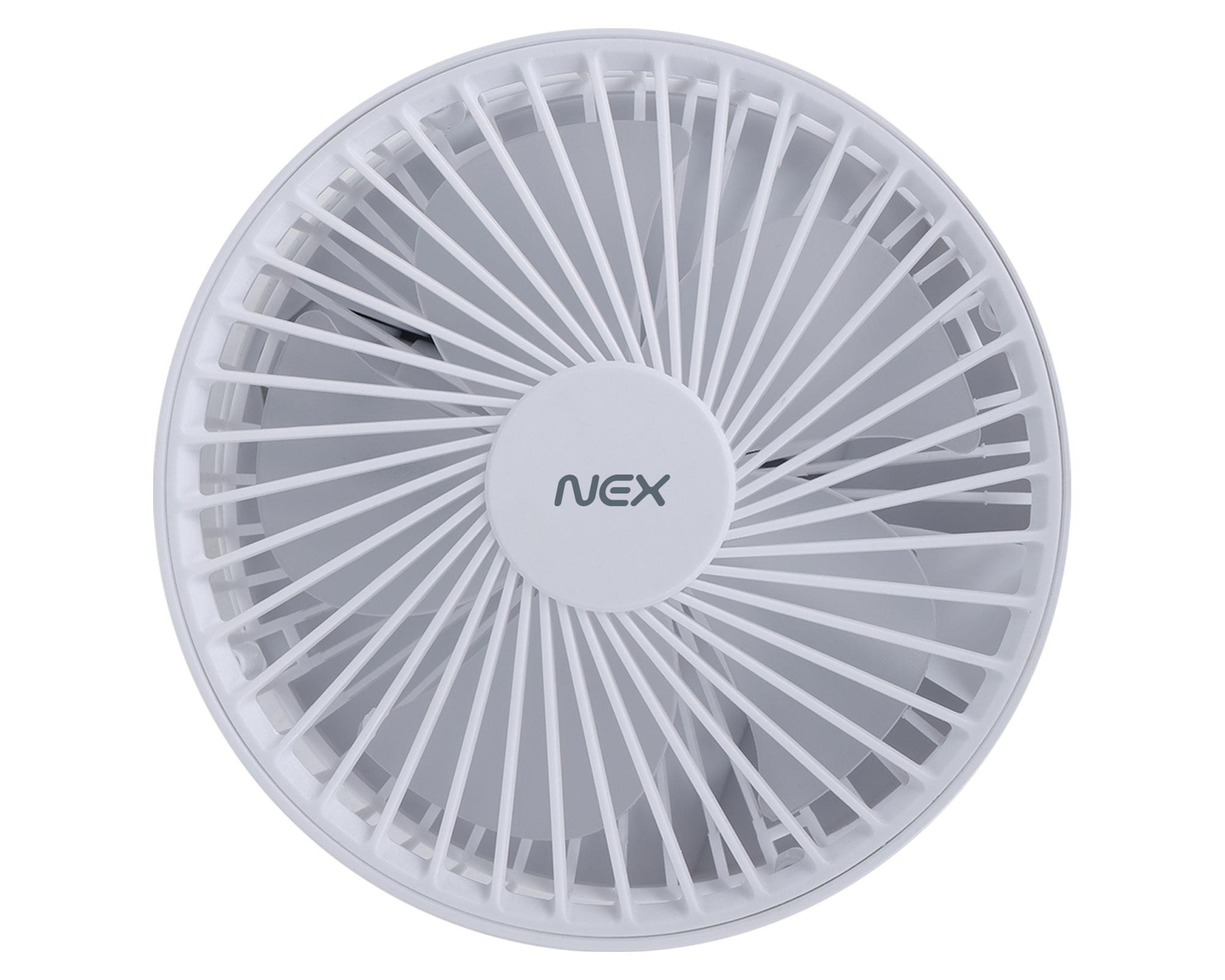 Ventilador portátil plegable blanco-2