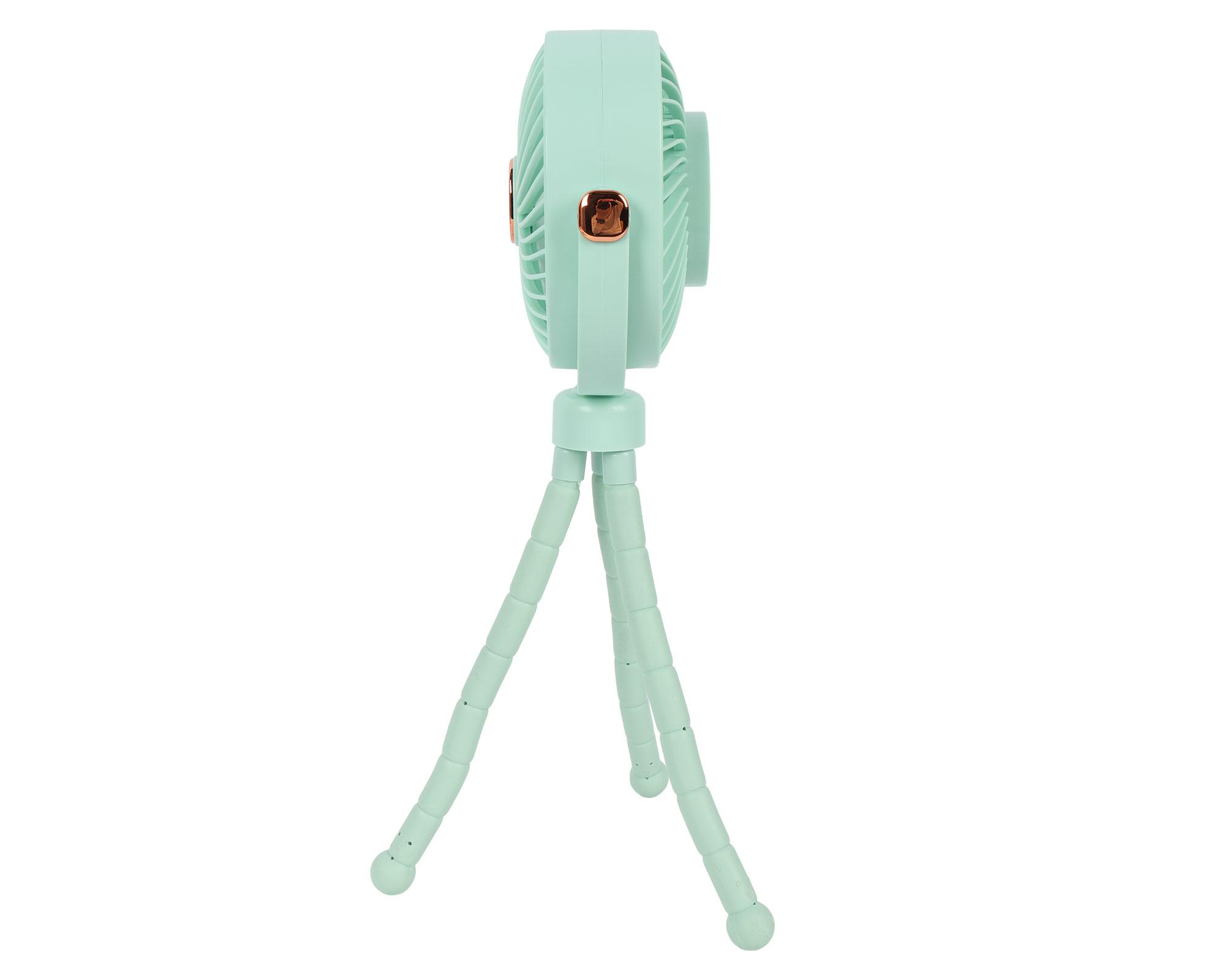 Ventilador portátil pulpo verde-5