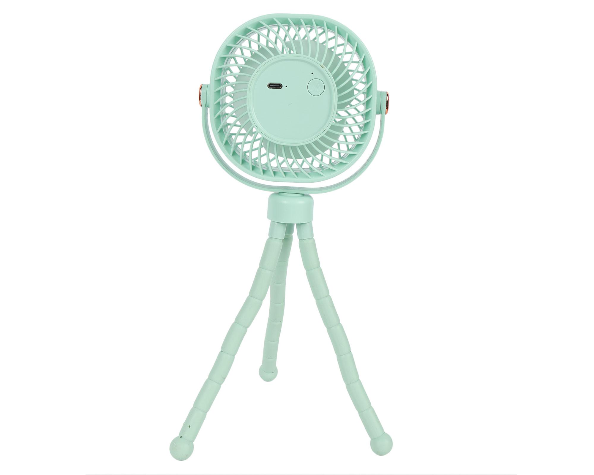 Ventilador portátil pulpo verde-7