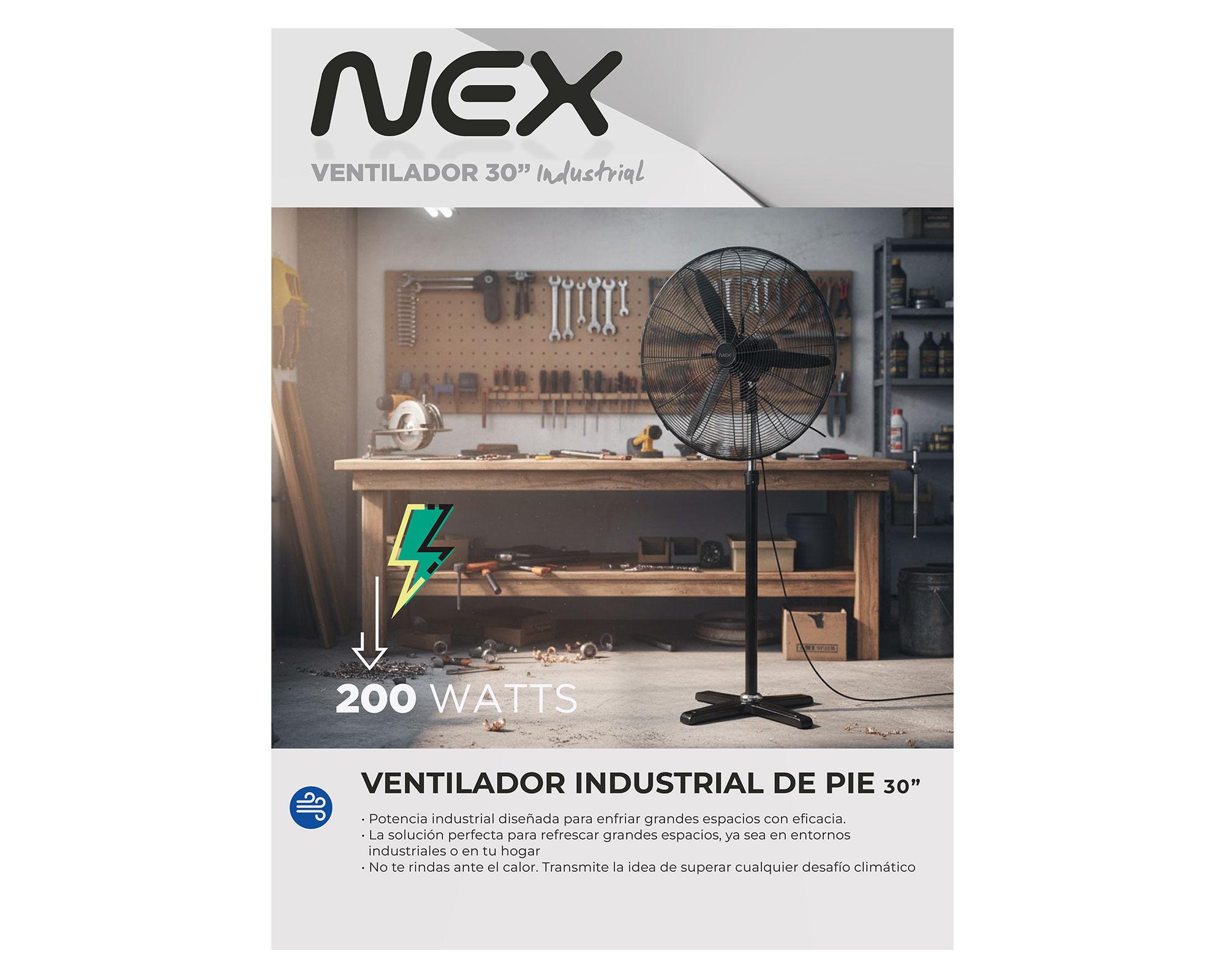 Ventilador pie 30'' INF3010-2