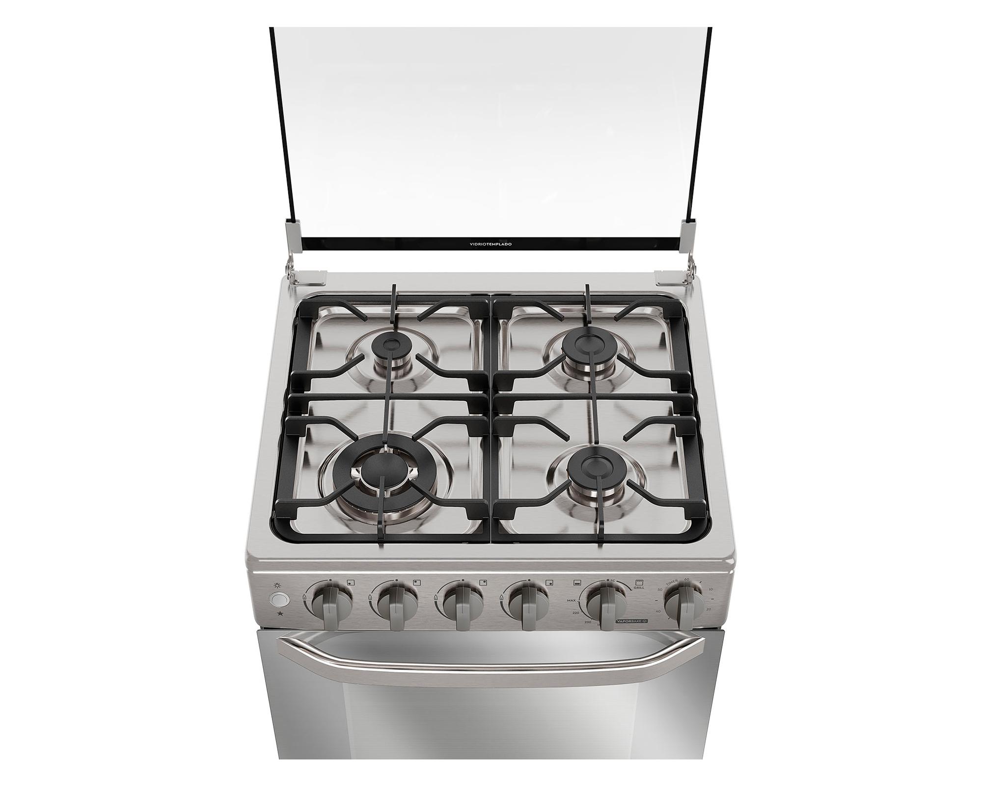 Cocina a gas FE4SXC 4 quemadores-2