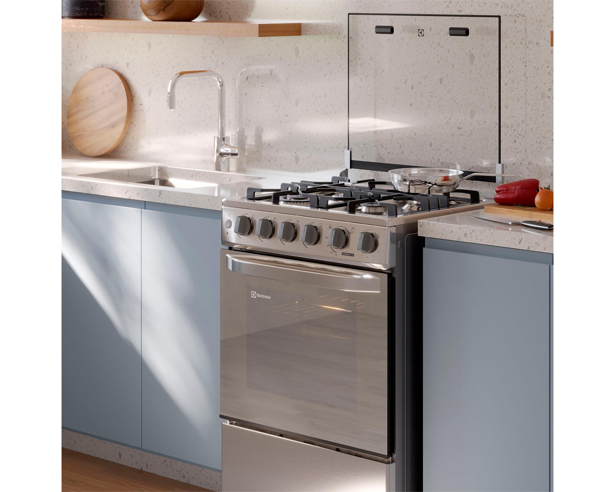 Cocina a gas FE4SXC 4 quemadores-3