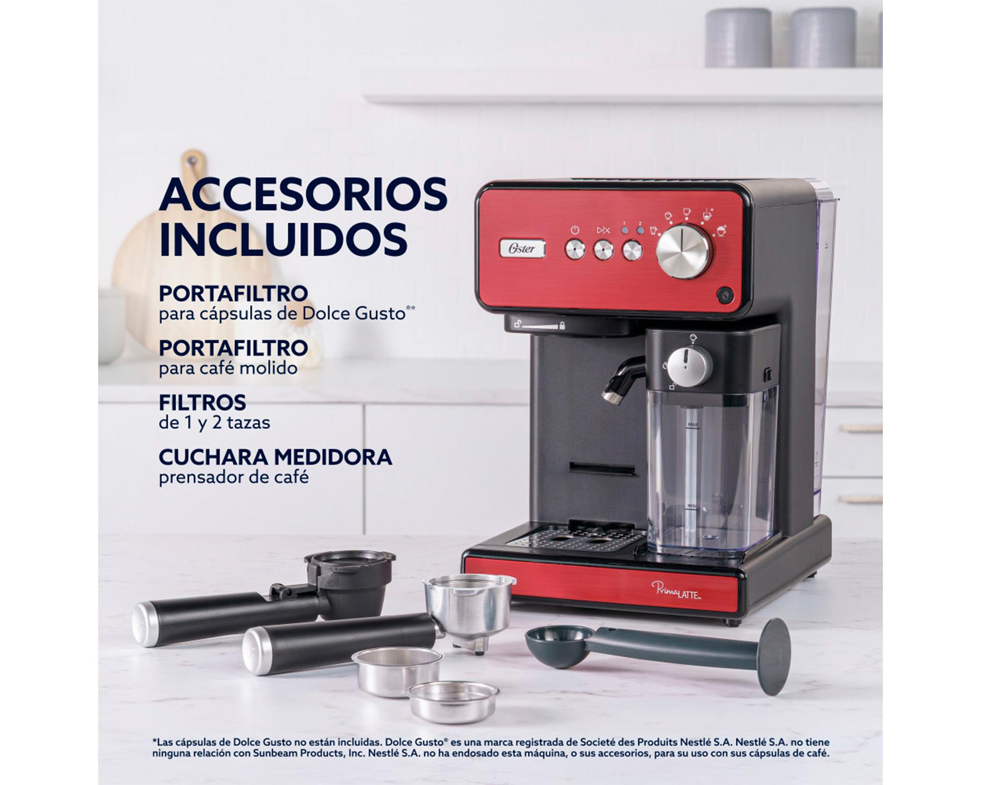 Cafetera automática espresso Primalatte rojo 500/1500 ml-2