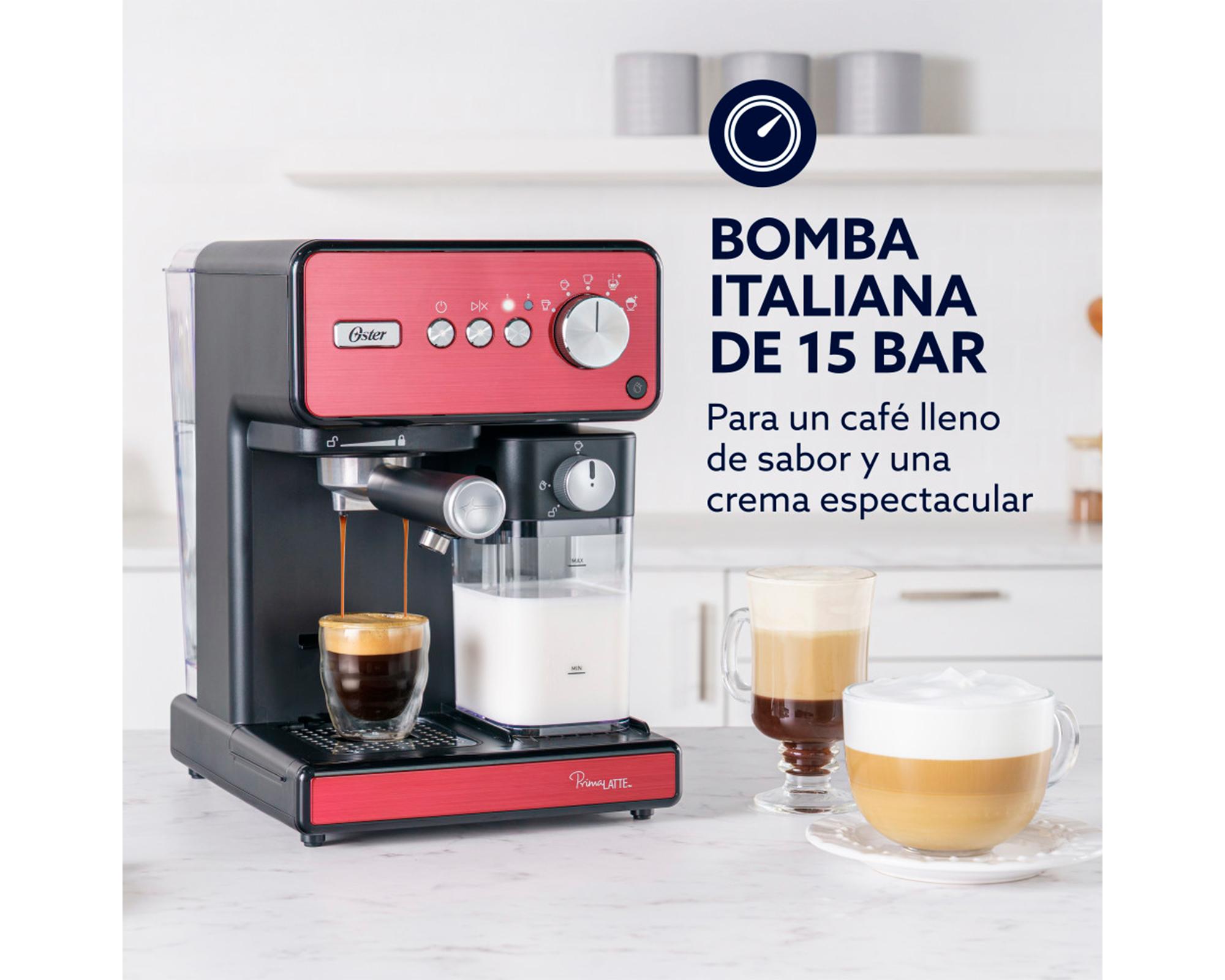 Cafetera automática espresso Primalatte rojo 500/1500 ml-5