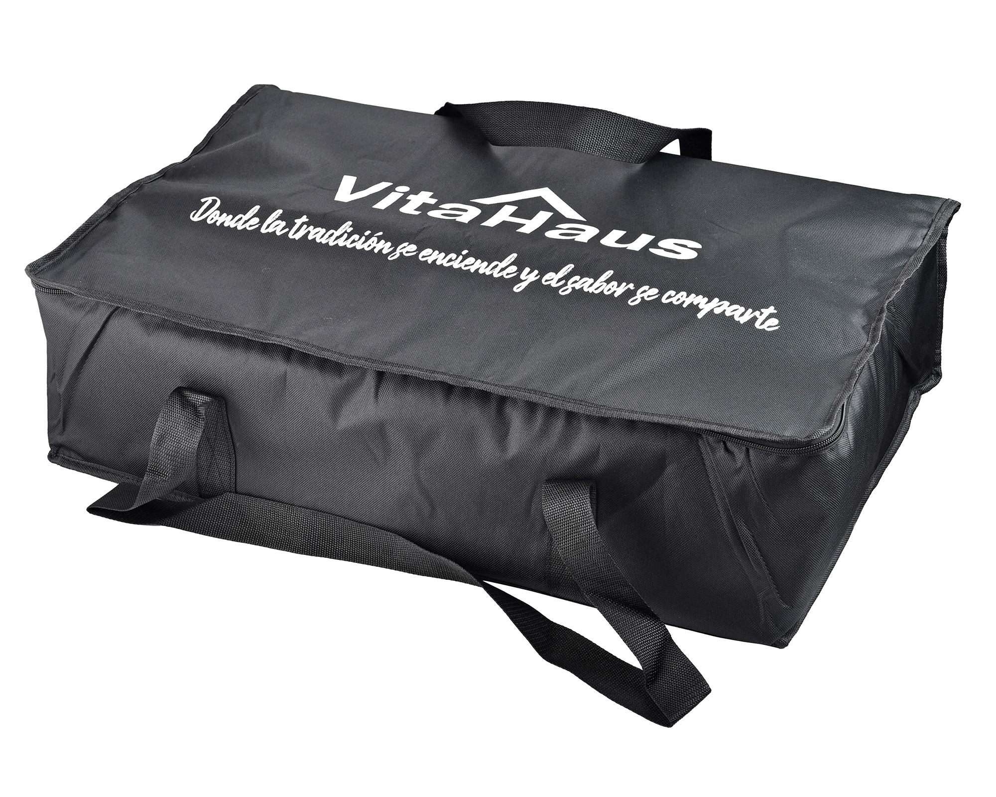 Horno pizza giratorio automático VPO-12GA negro/plata-4