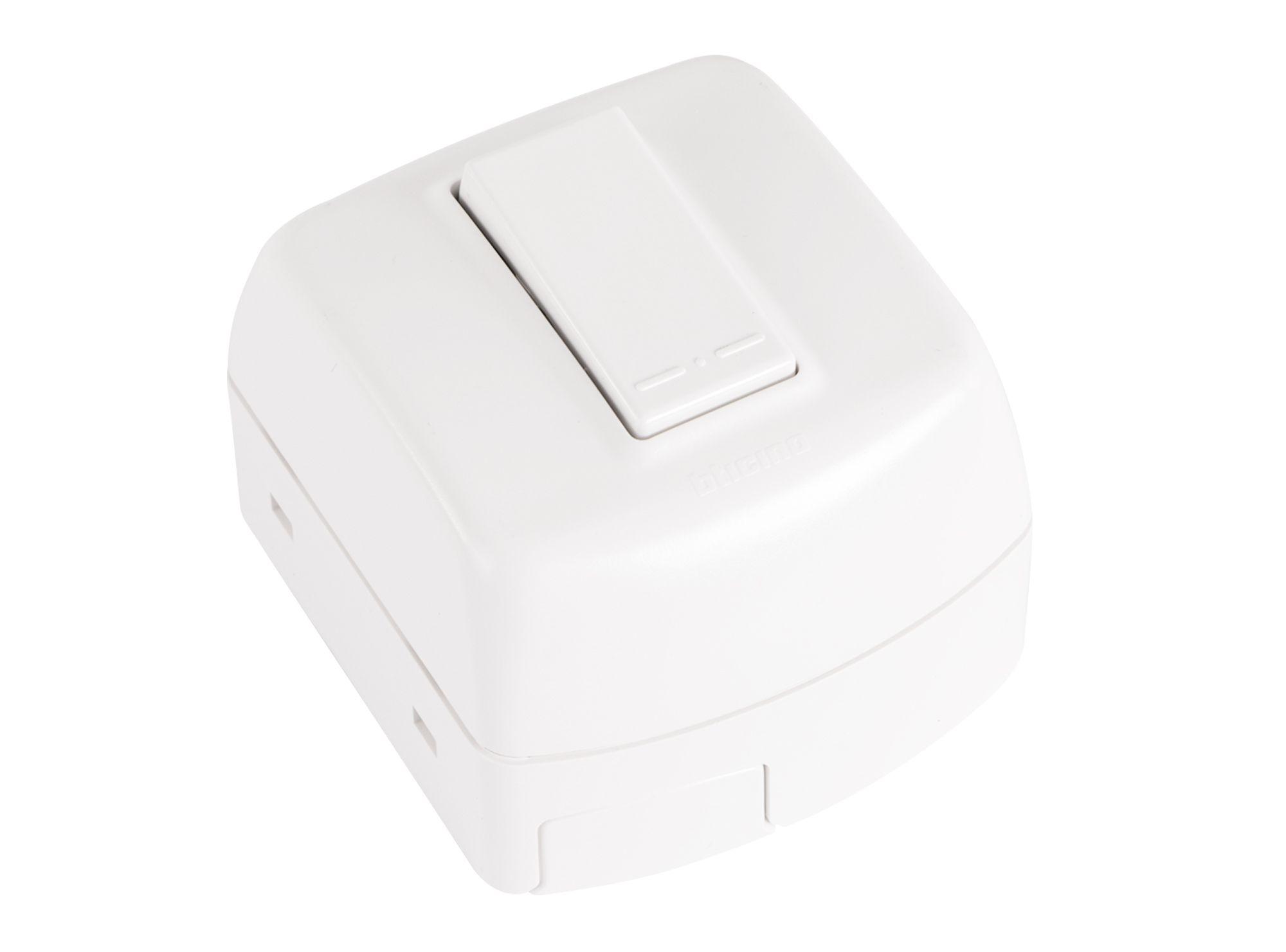 Interruptor simple 9/12 con casquete modus plus Bticino-1