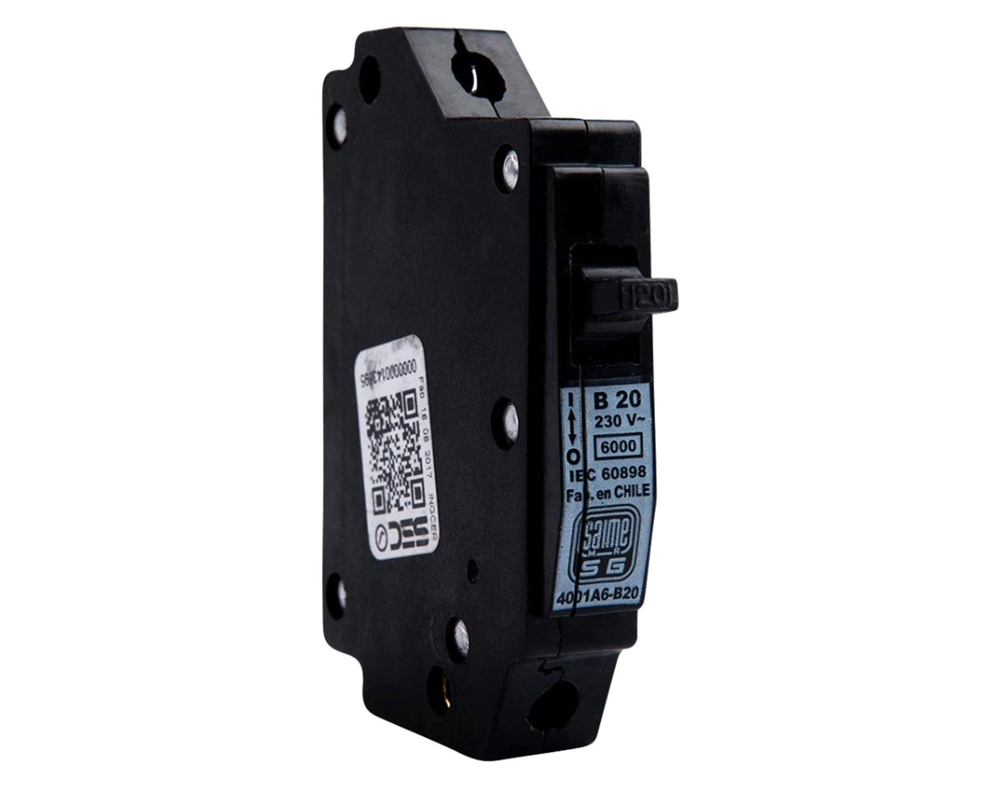 Interruptor automático americano 20 a 230 v 4001 a 6-b 20 Saime-1