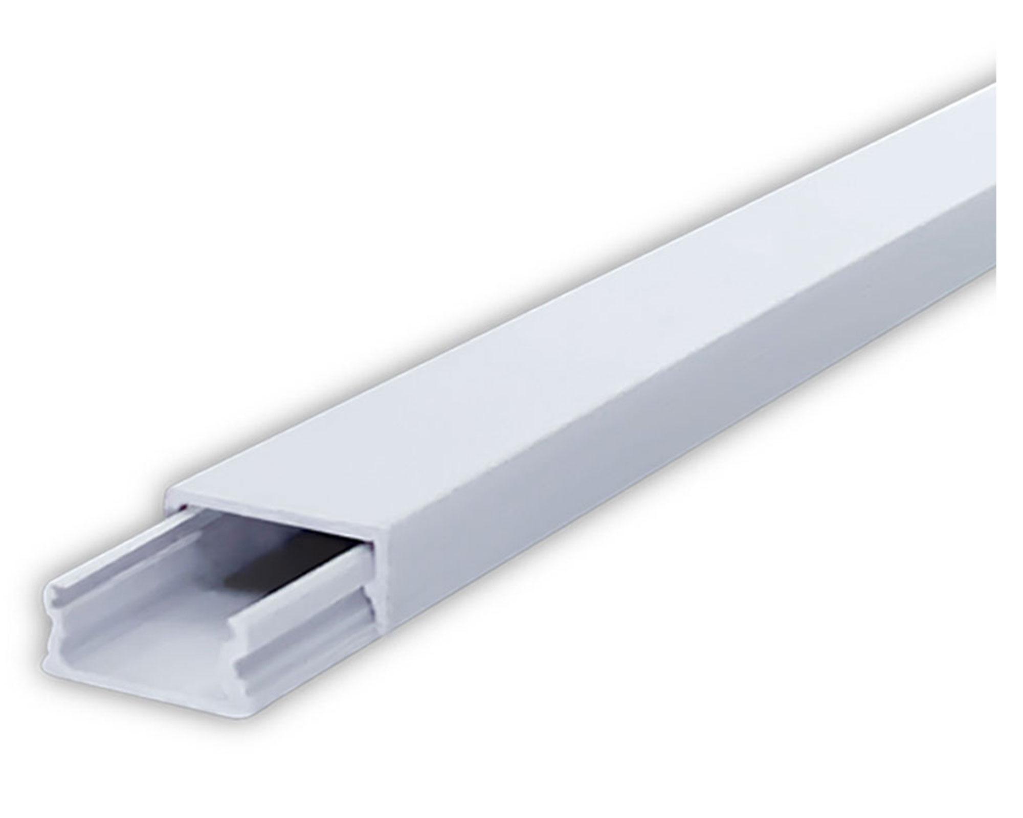 Canaleta 20x10 mm 2 m estándar blanco Kalop-2