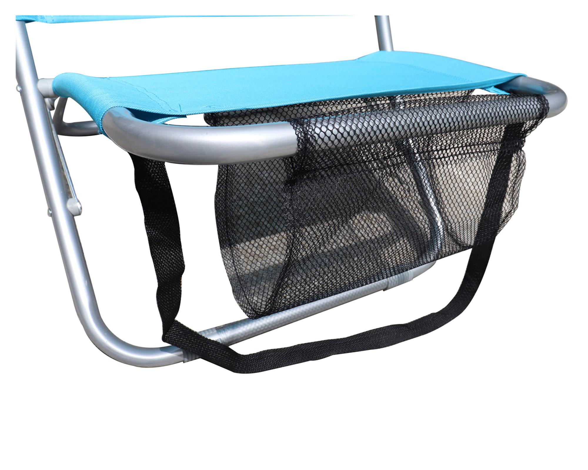 Silla plegable Arena estuche azul Outzen-2