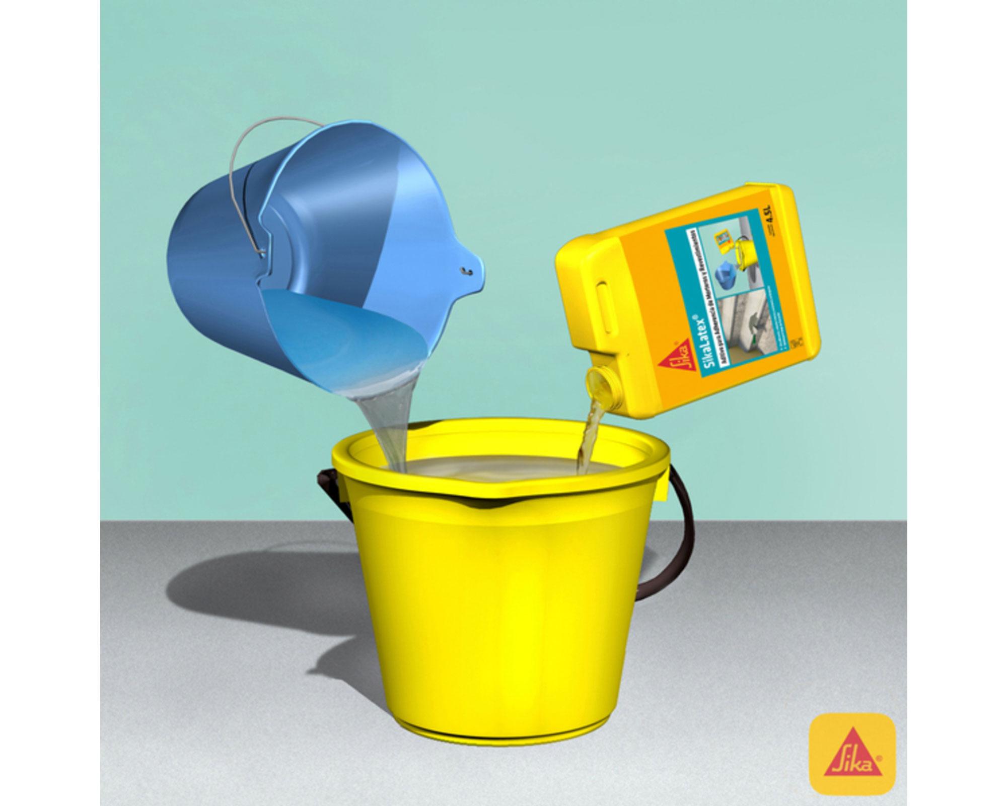 Aditivo adherencia 4,5 litros sika látex sika-4