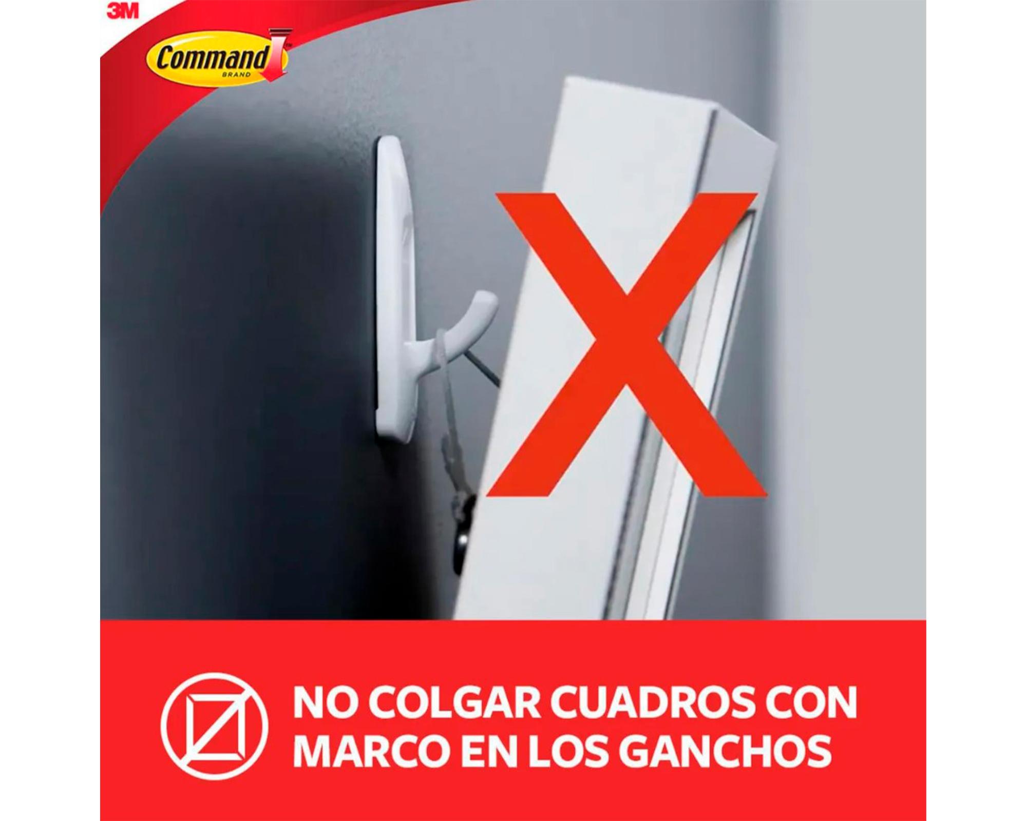 Gancho ovalado mediano blanco 2 un.-2