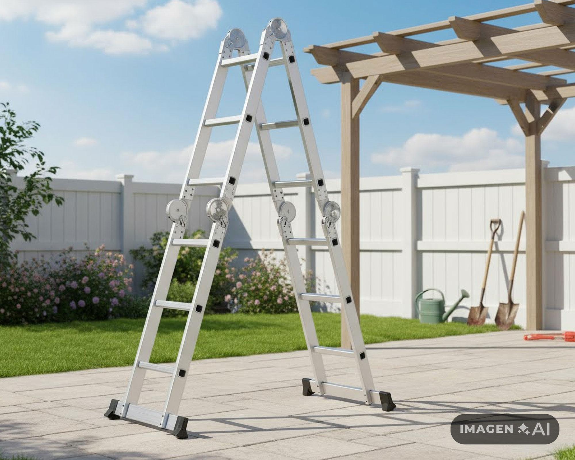 Escalera multipropósito alto 3.59 m 12 peldaños-11