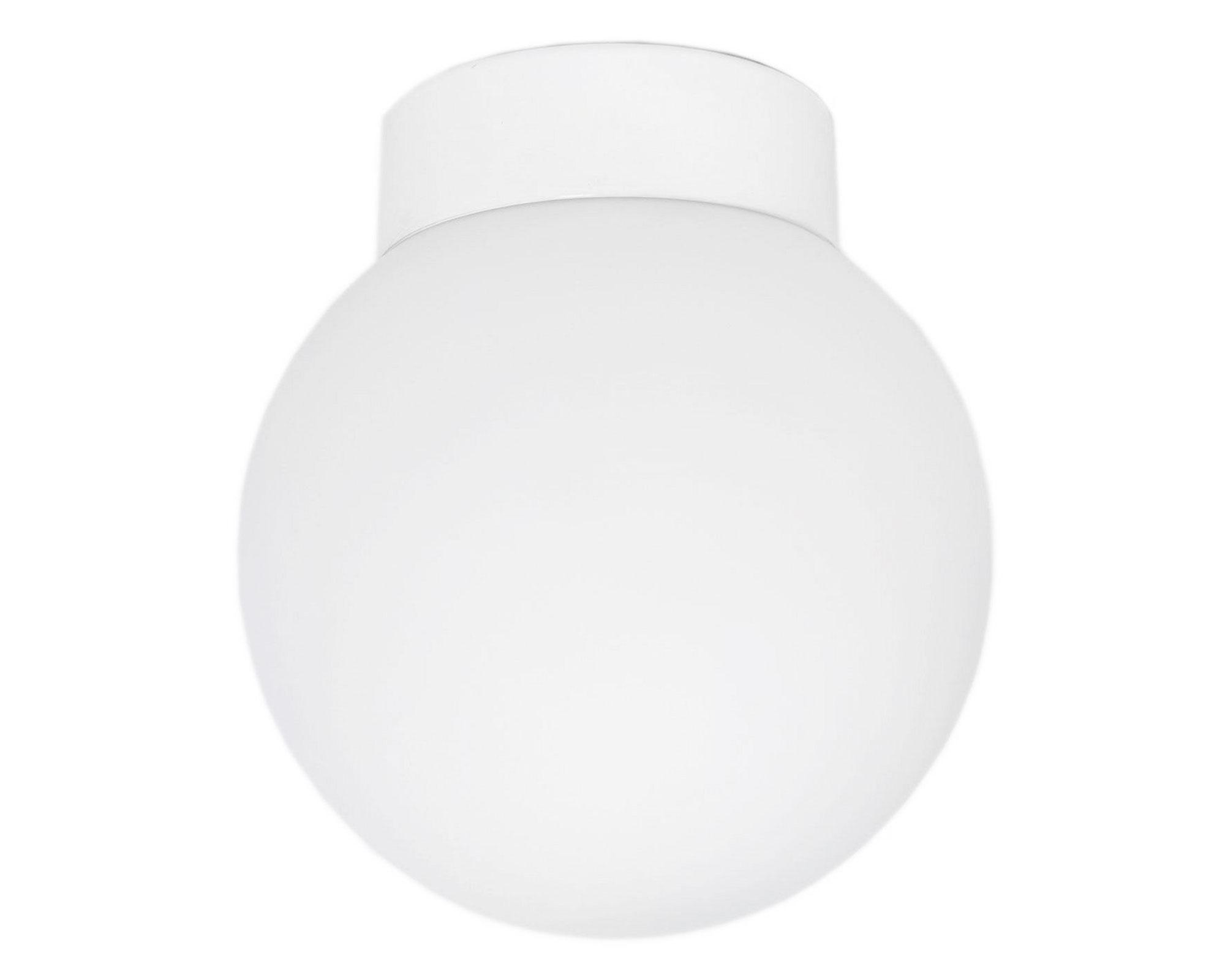 Plafón 1L globo blanco-0