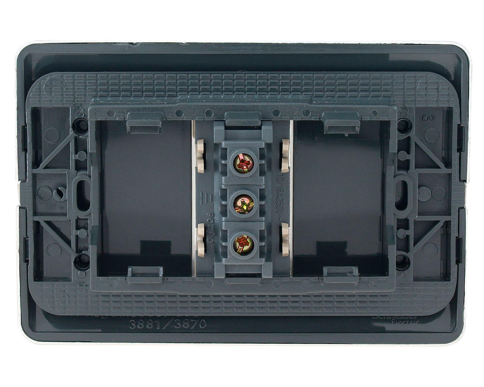 Toma corriente simple iridium bronceado Schneider-2