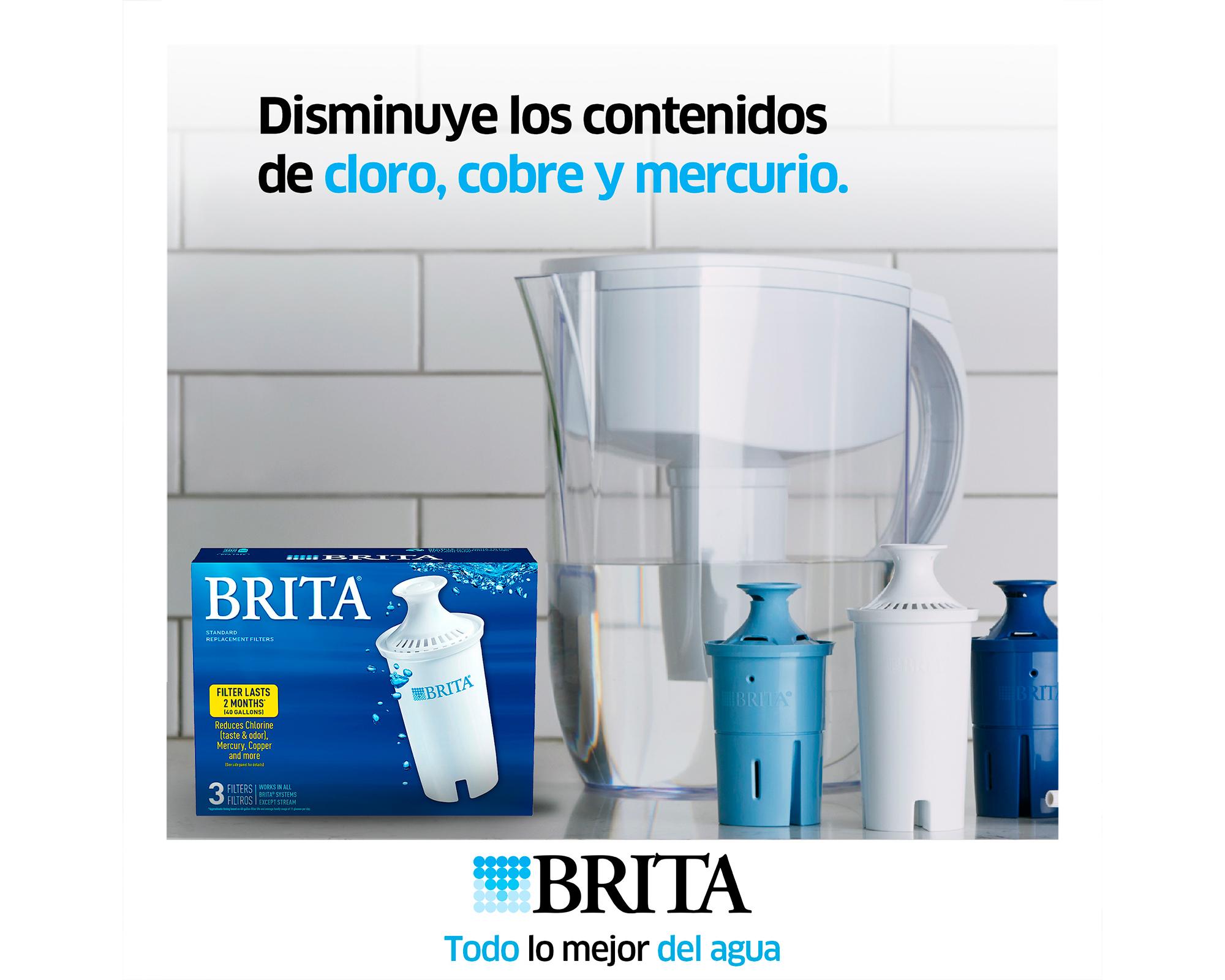 Filtro agua repuesto 3 unidades brita-7