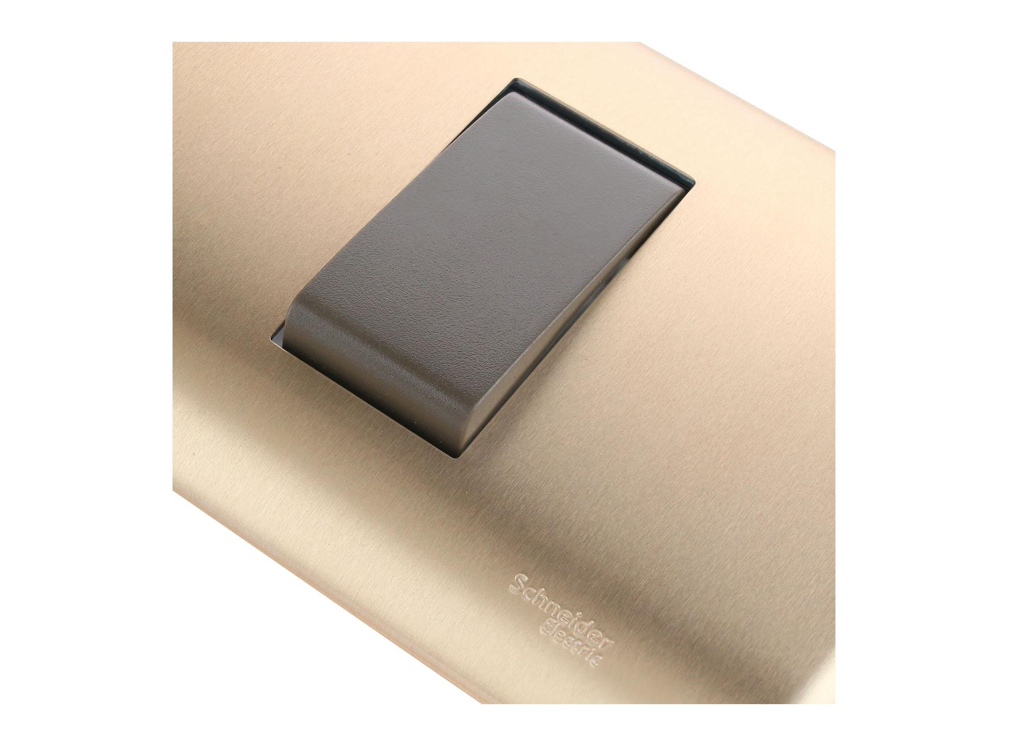 Interruptor conmutador 16 a iridium bonceado Schneider-3