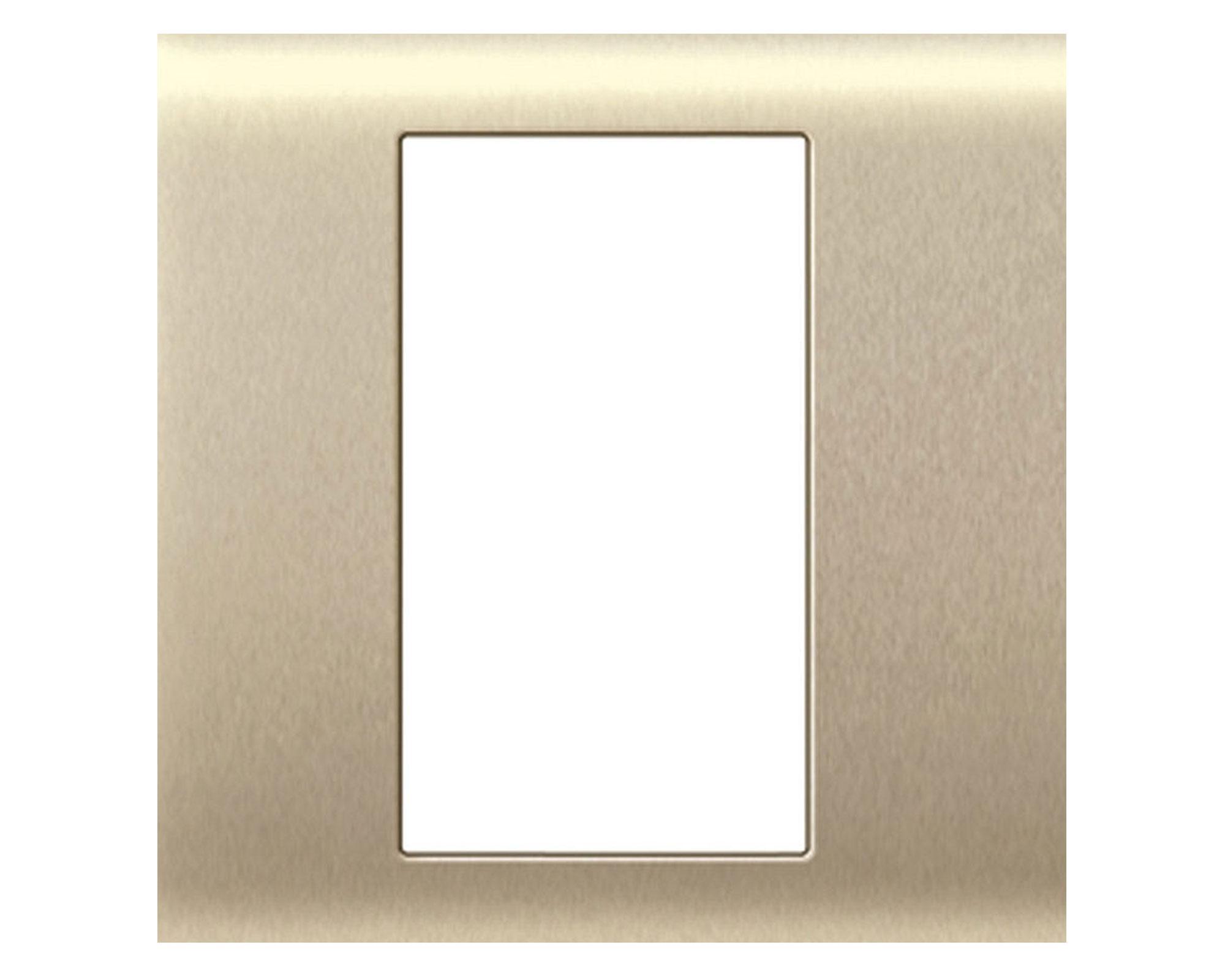 Placa iridium 2 mod. bronce c/sop. Schneider-1