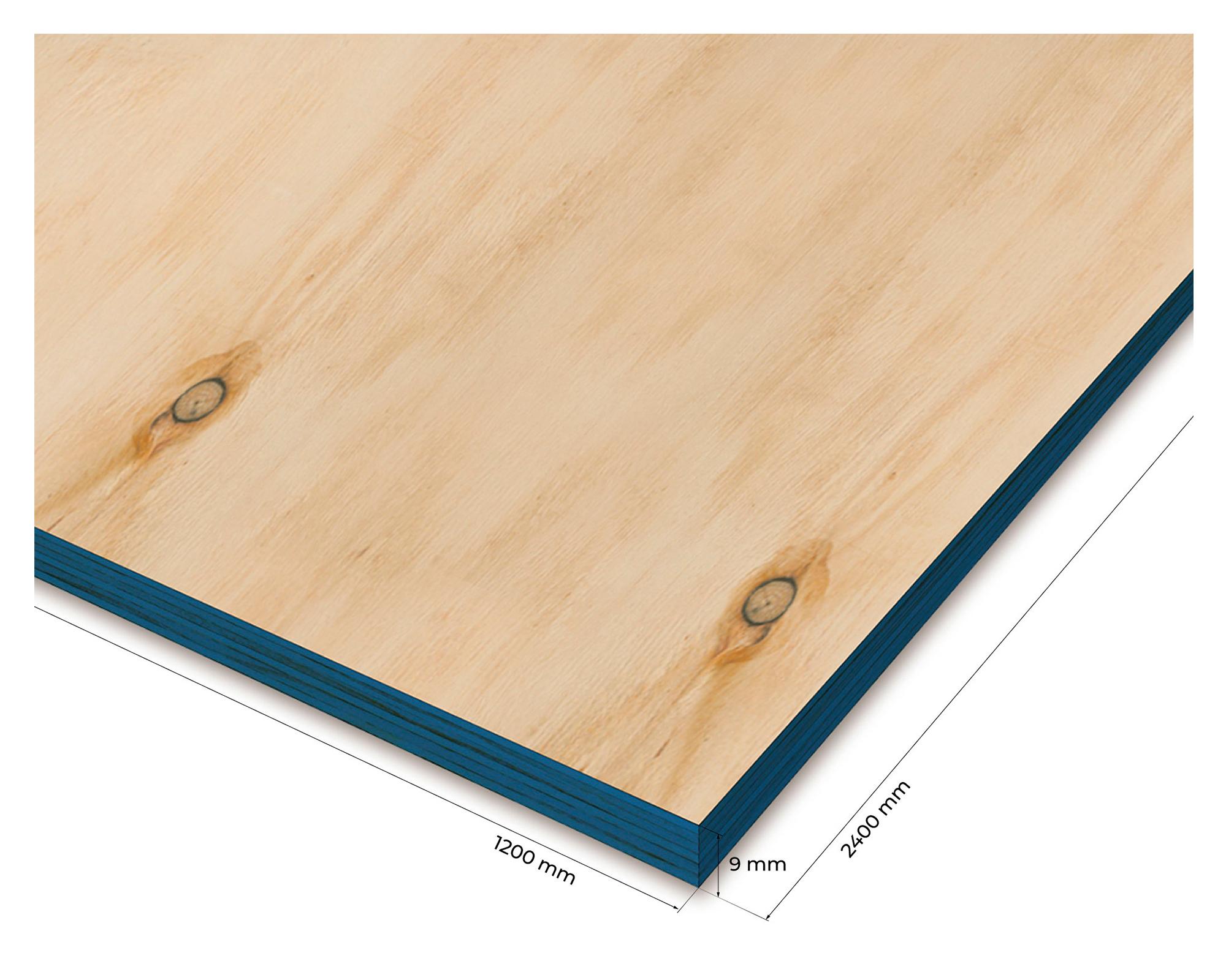 Terciado estructural 9x1220x2440mm Arauco-2