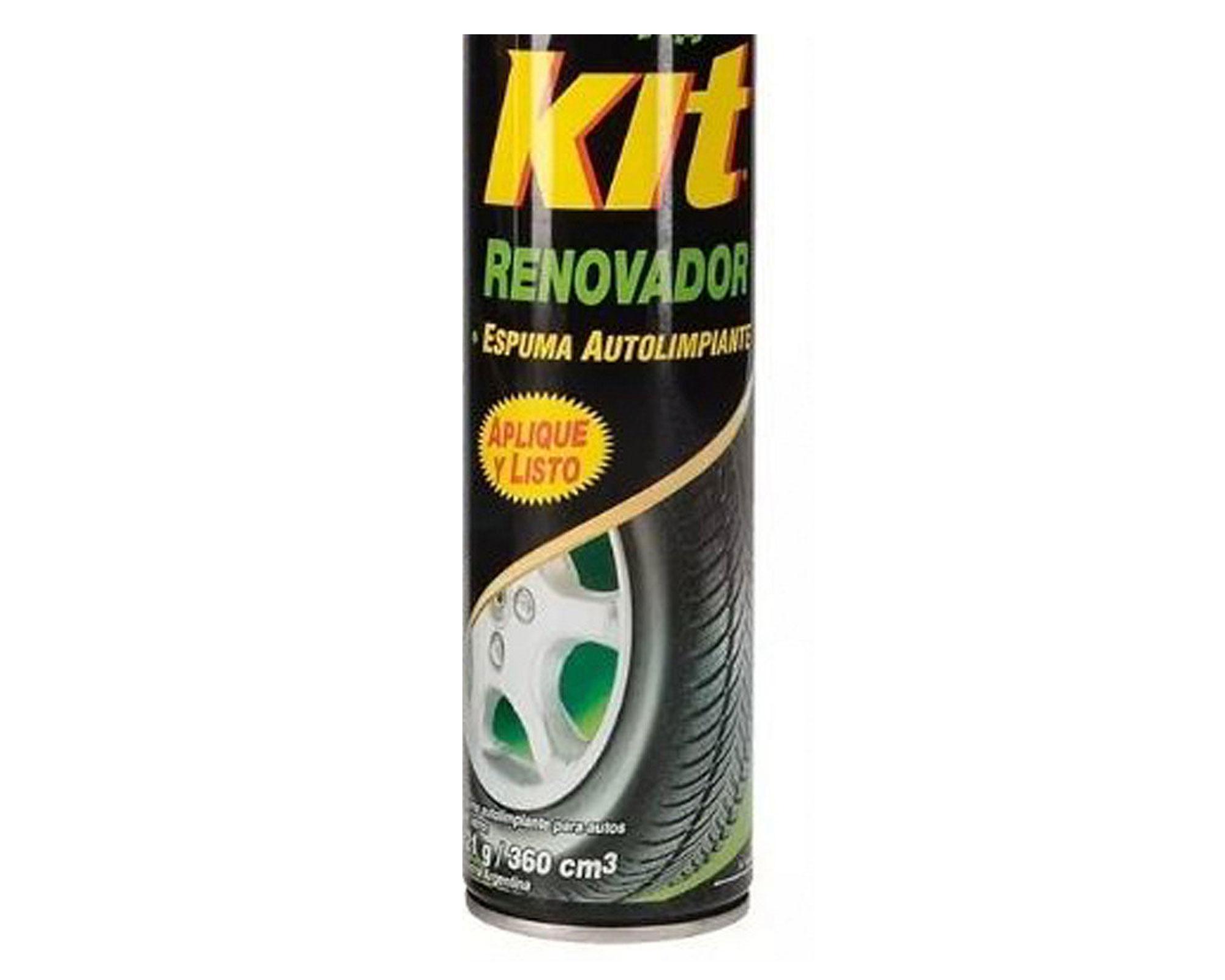 Silicona 420 ml + renovador neumáticos 360 ml Kit-2