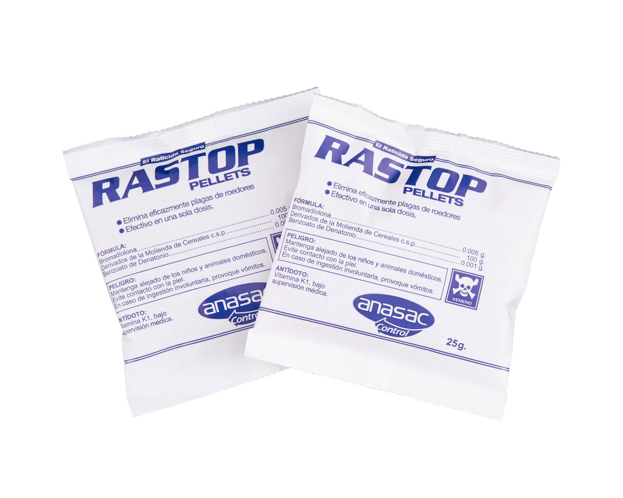 Raticida pellet Rastop ultima generación 500g Anasac-2