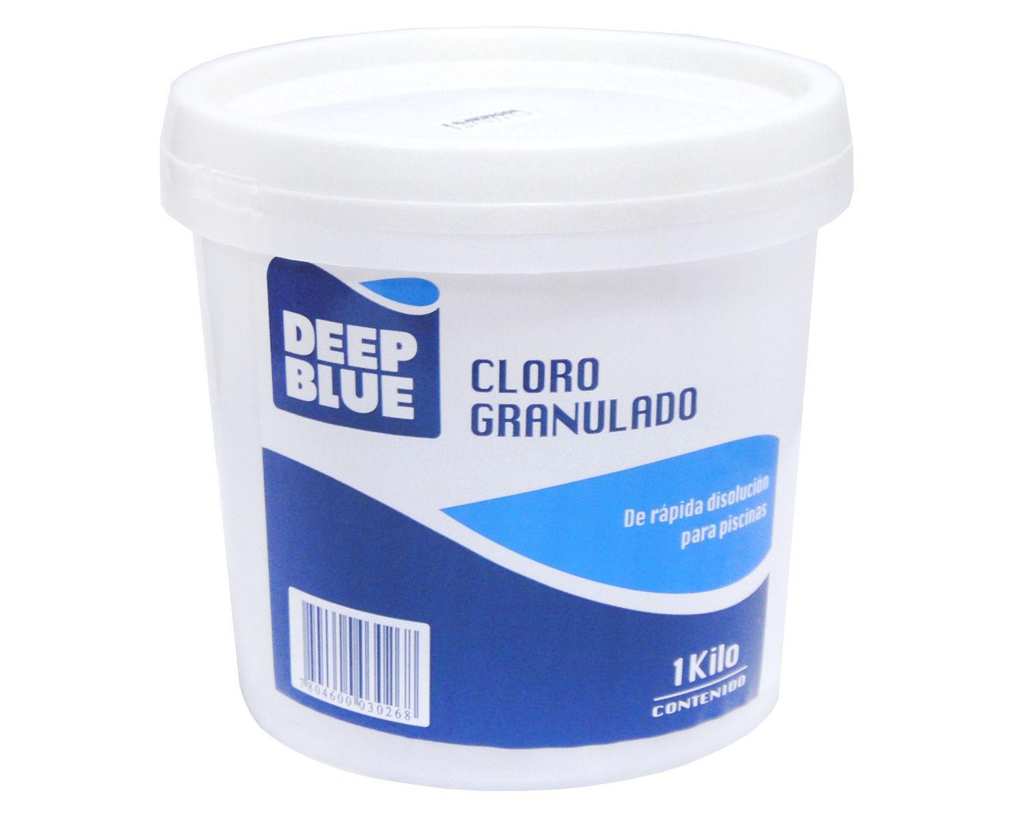 Cloro granulado piscina 1 kg Deep blue-0