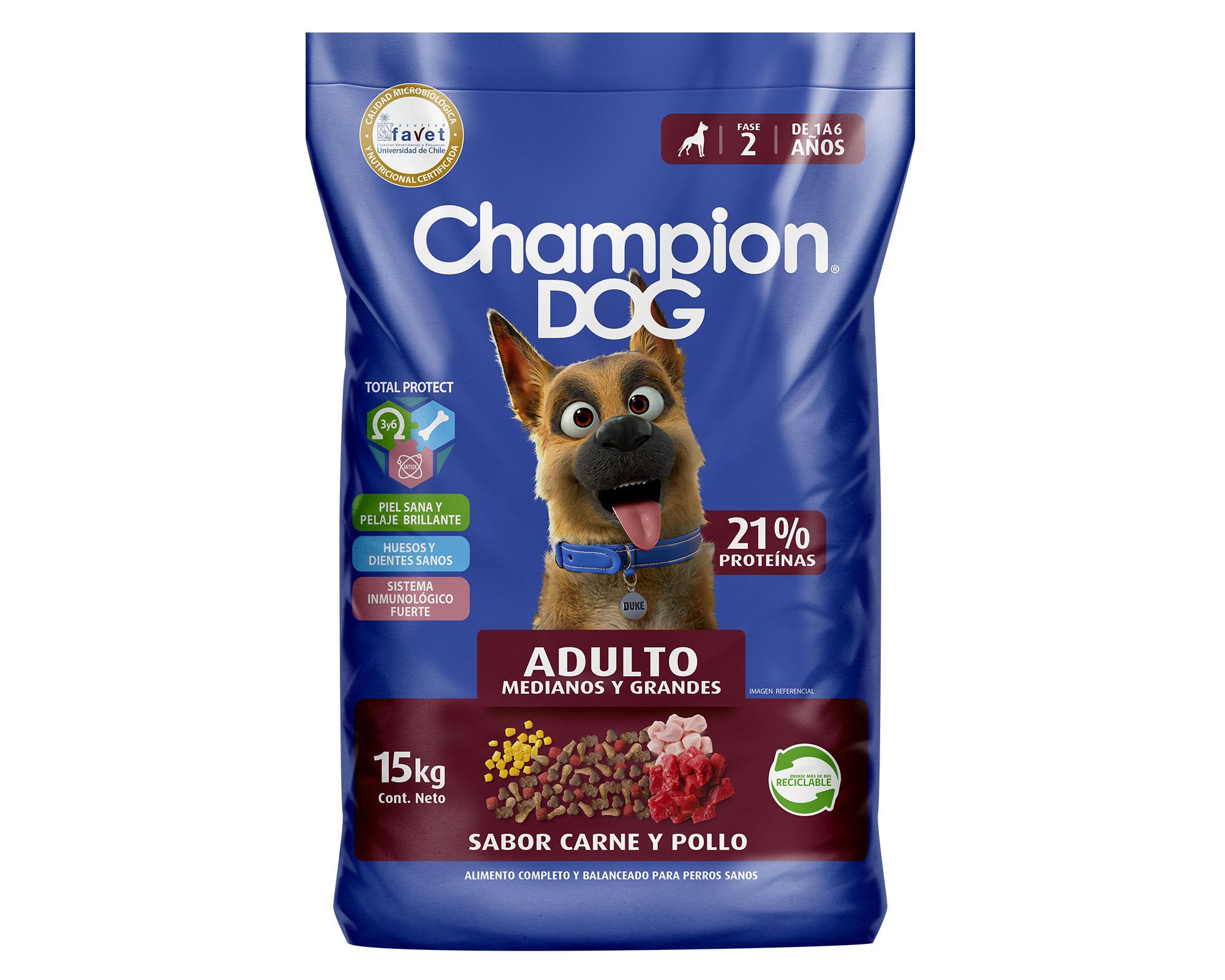 Alimento perro 15 kg carne y pollo Champion Dog-0