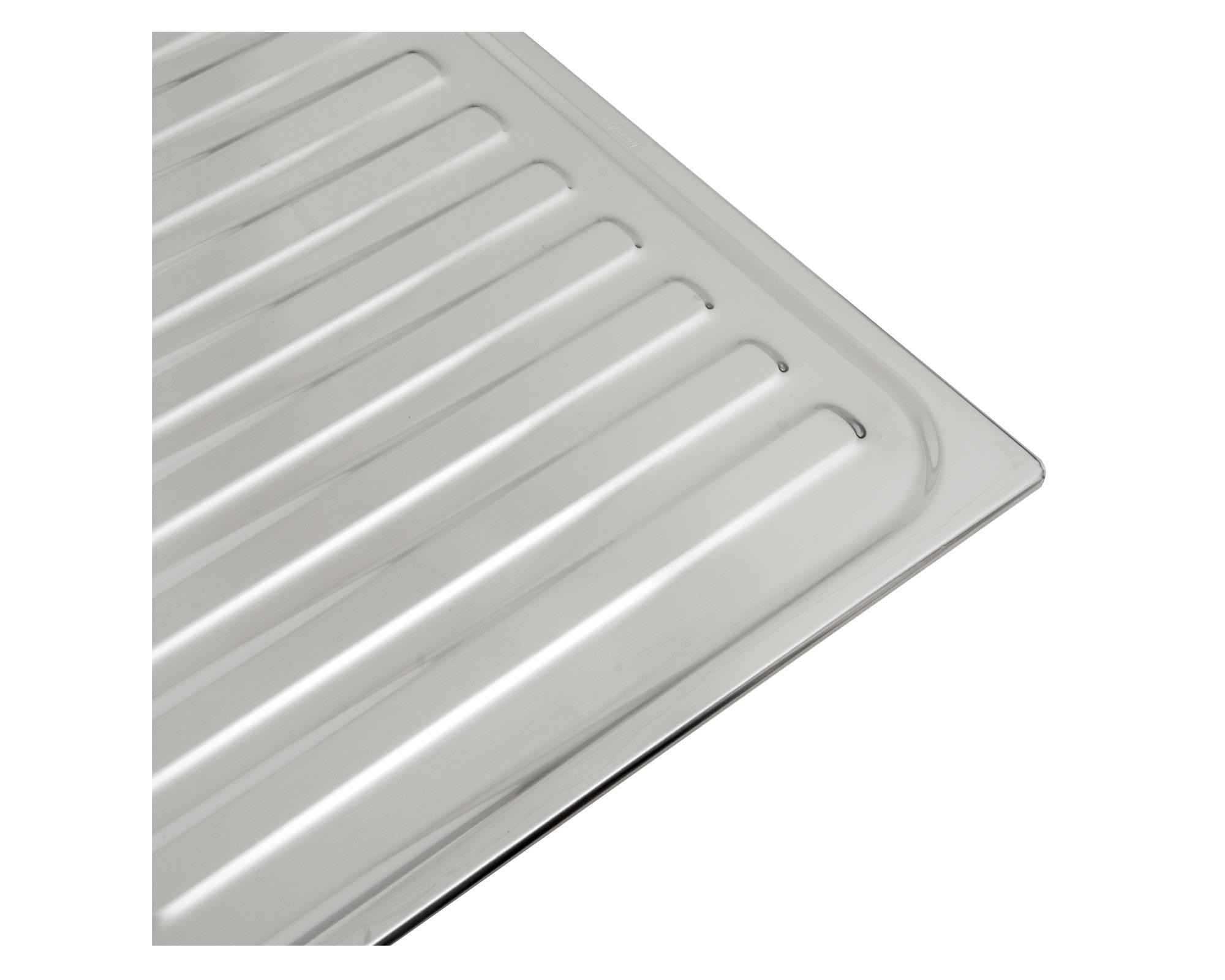 Lavaplatos empotrado 140 cm Classic cromado Teka-3