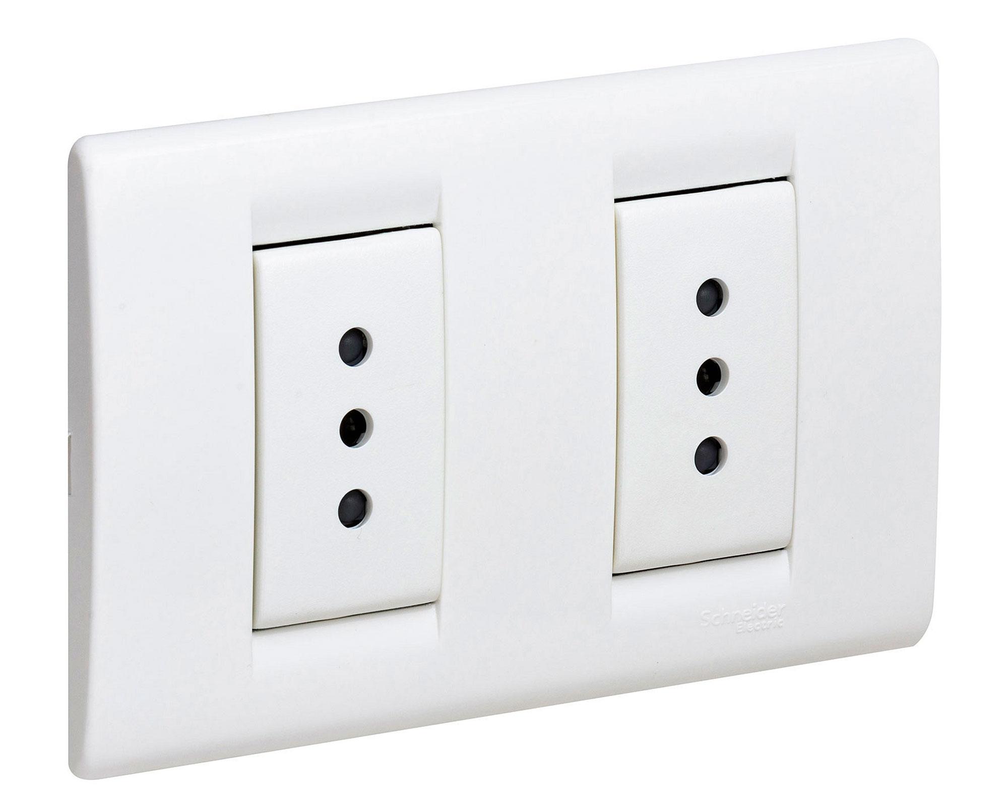 Toma corriente clásic blanca modulo blanco Schneider-1