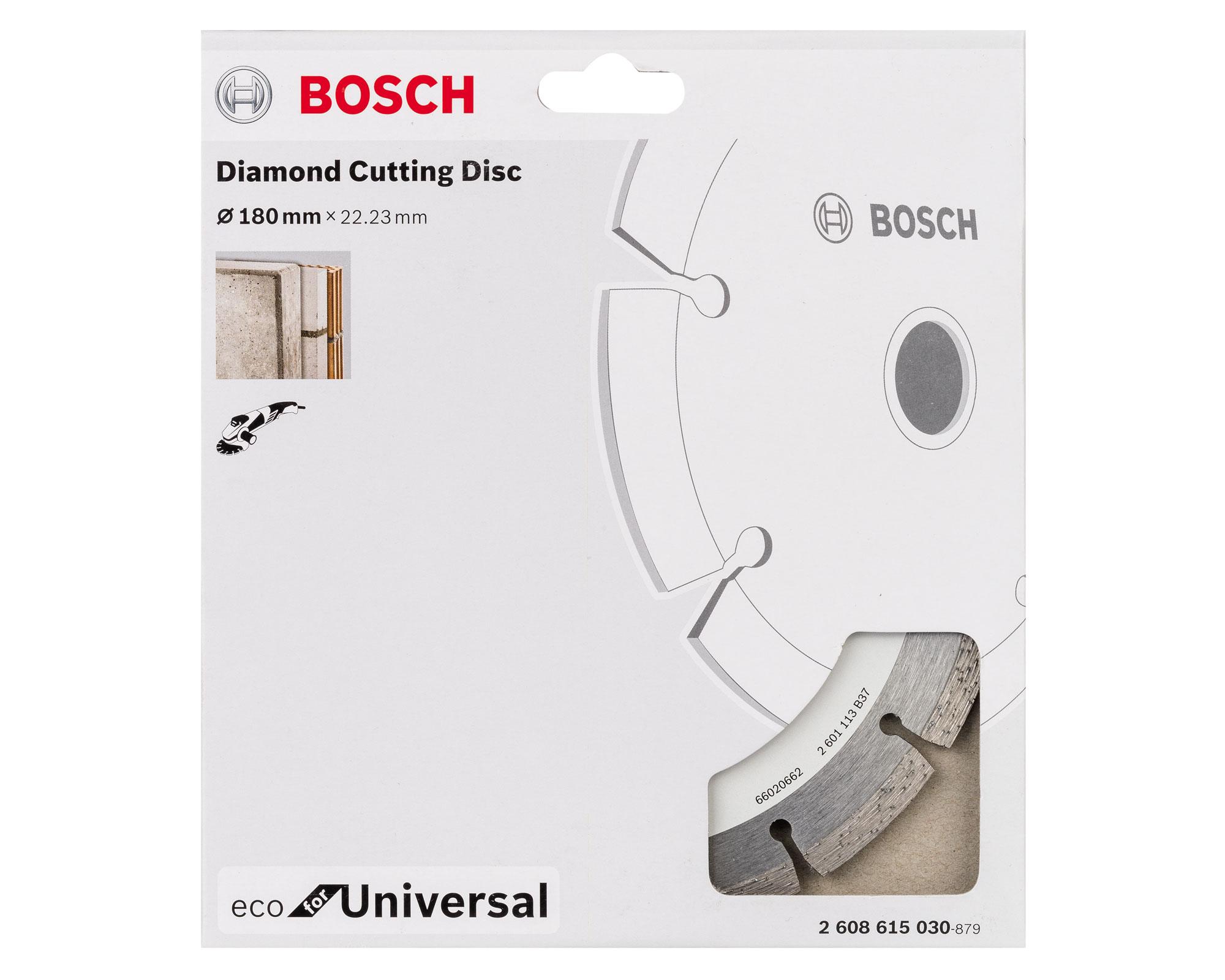 Disco de corte diamantado 180 mm ECO Universal Bosch-1