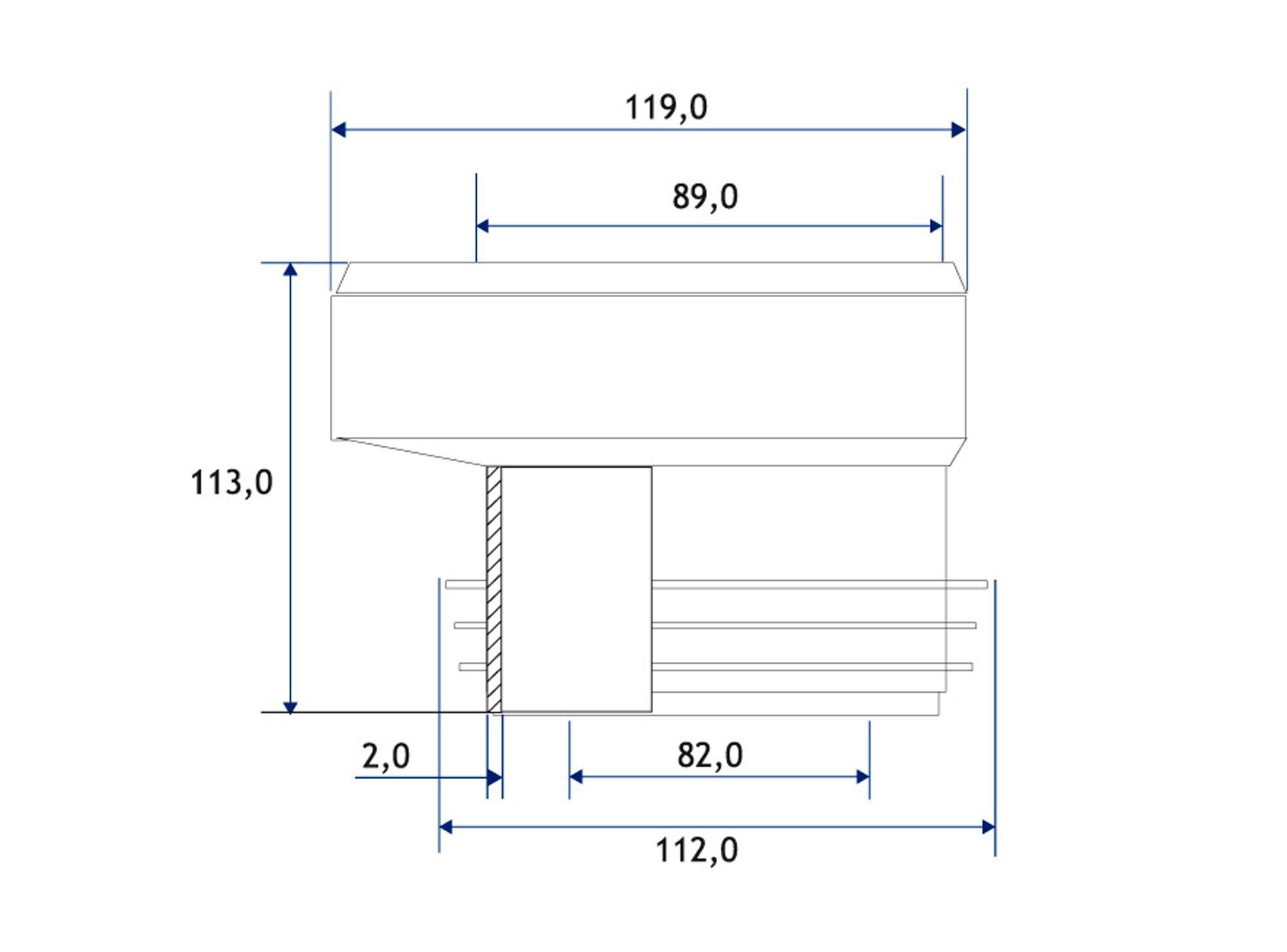 Manguito wc flexible excentrico Hoffens-2