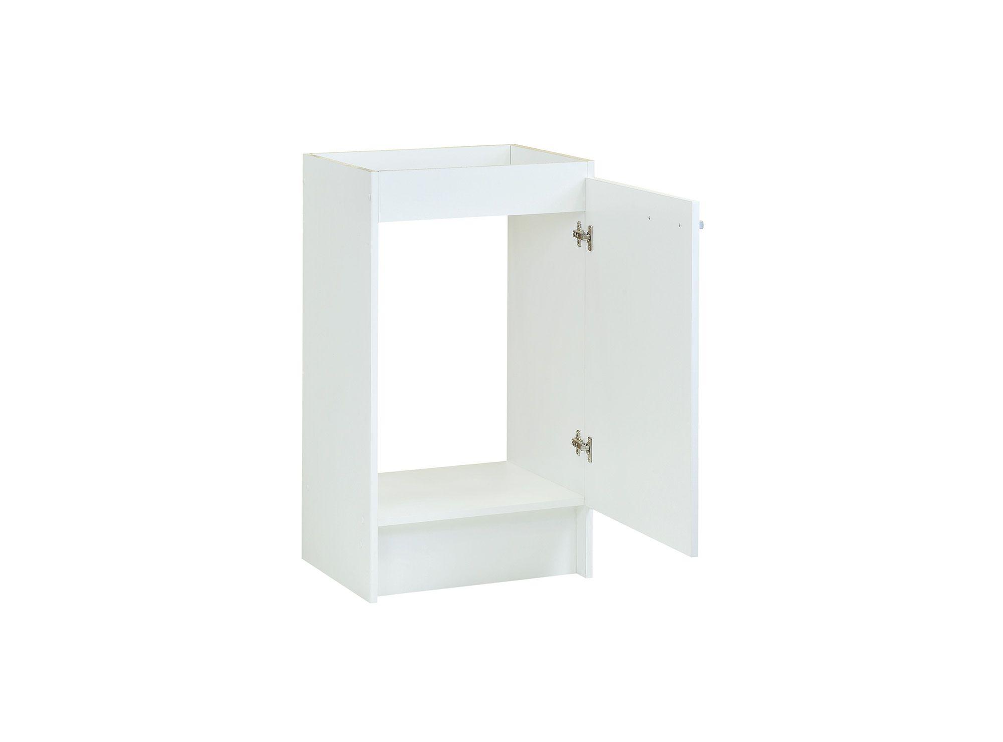 Mueble base lavaplatos 39,5 cm 1 puerta blanco Mobikit-3