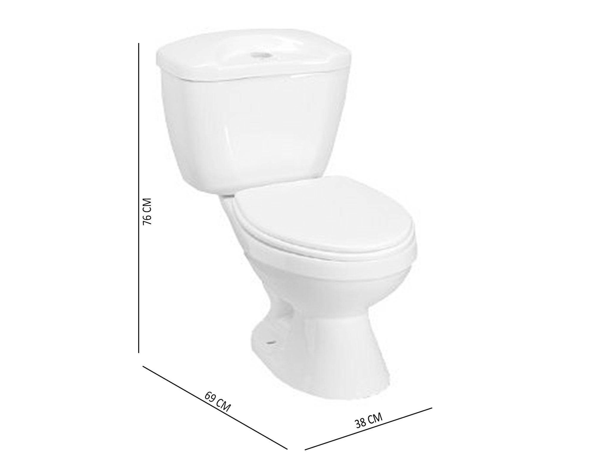 Two piece 18 cm flush Roma-1