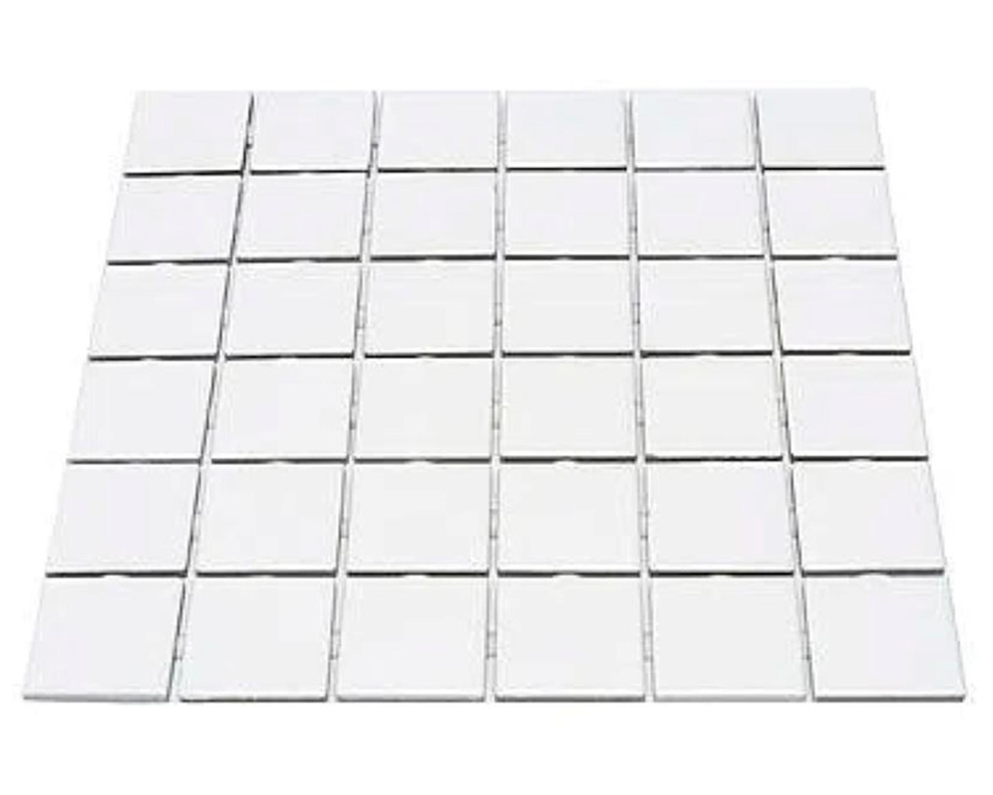 Mosaico grande blanco 30.6x30.6 cm-0
