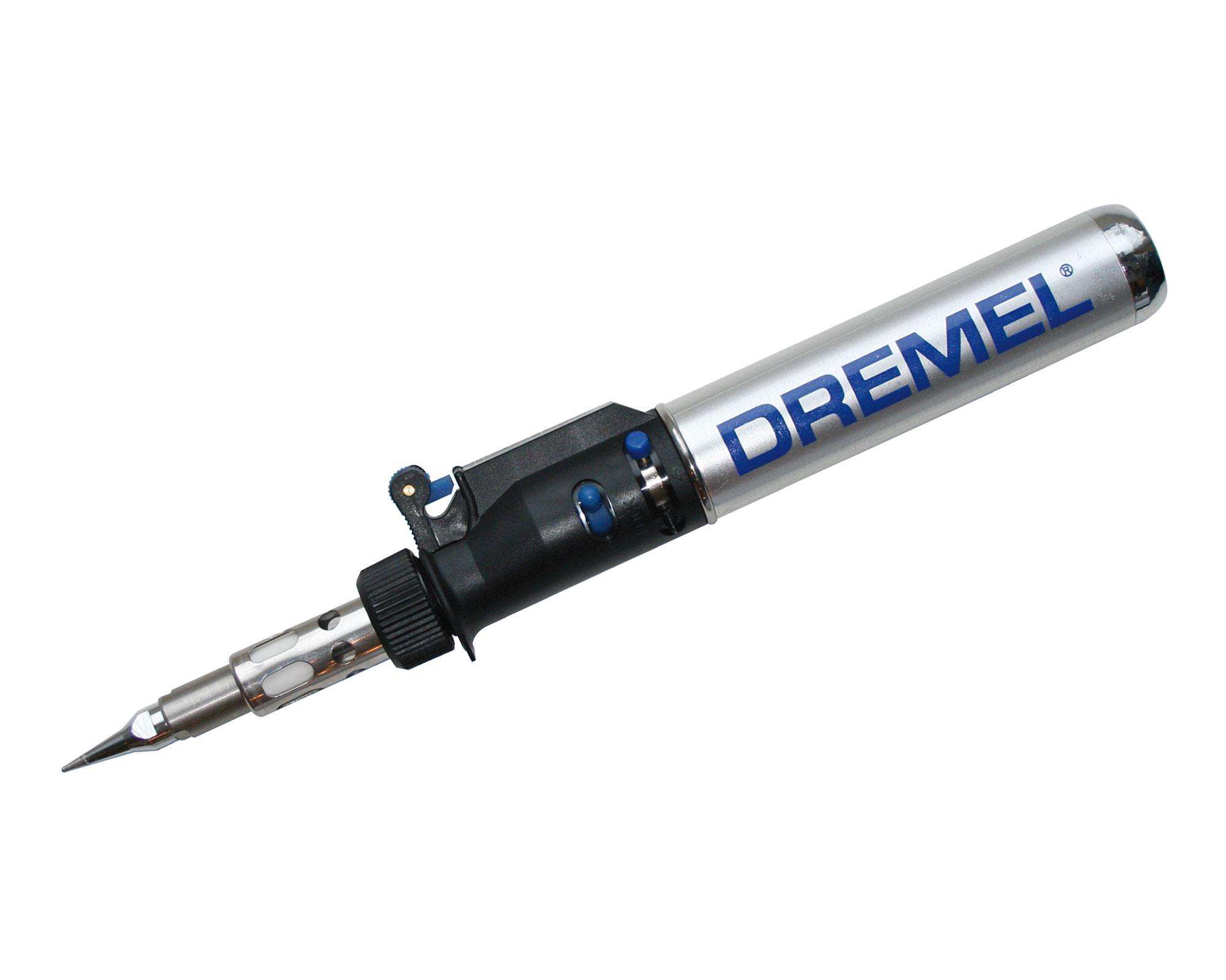 Pirograbador soldador a gas Versatip + 12 accesorios Dremel-2