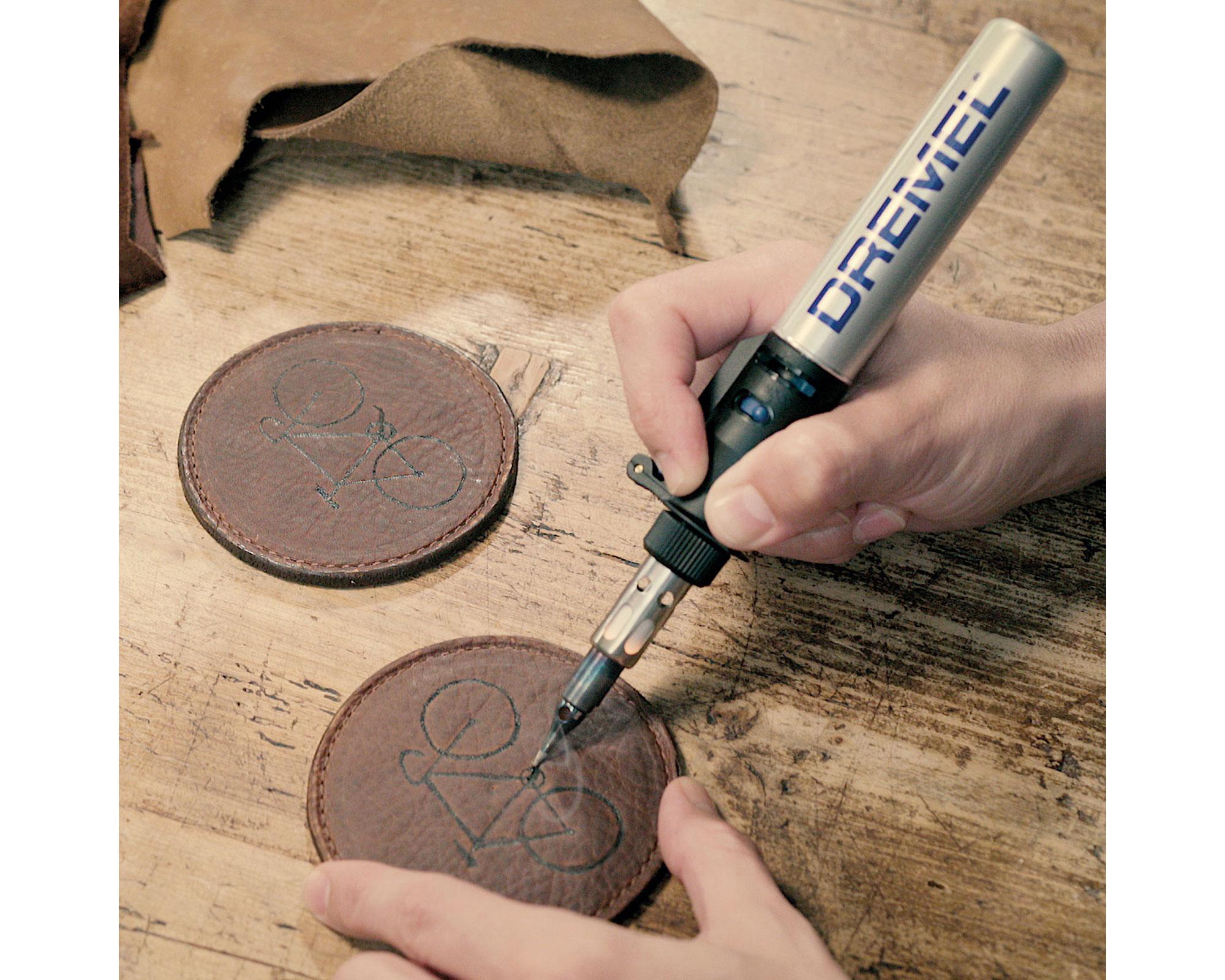 Pirograbador soldador a gas Versatip + 12 accesorios Dremel-7