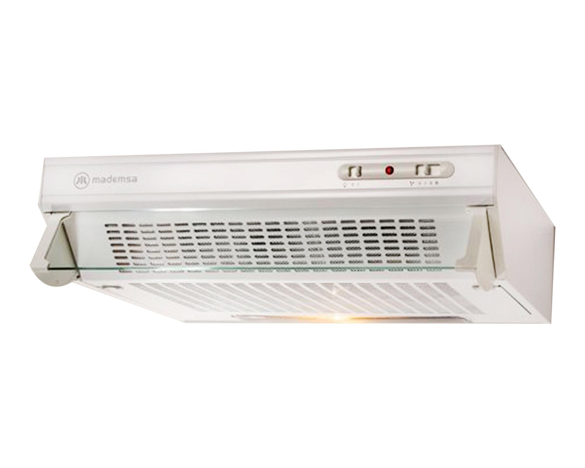 Campana mural 130W MXU160 blanco Mademsa-1