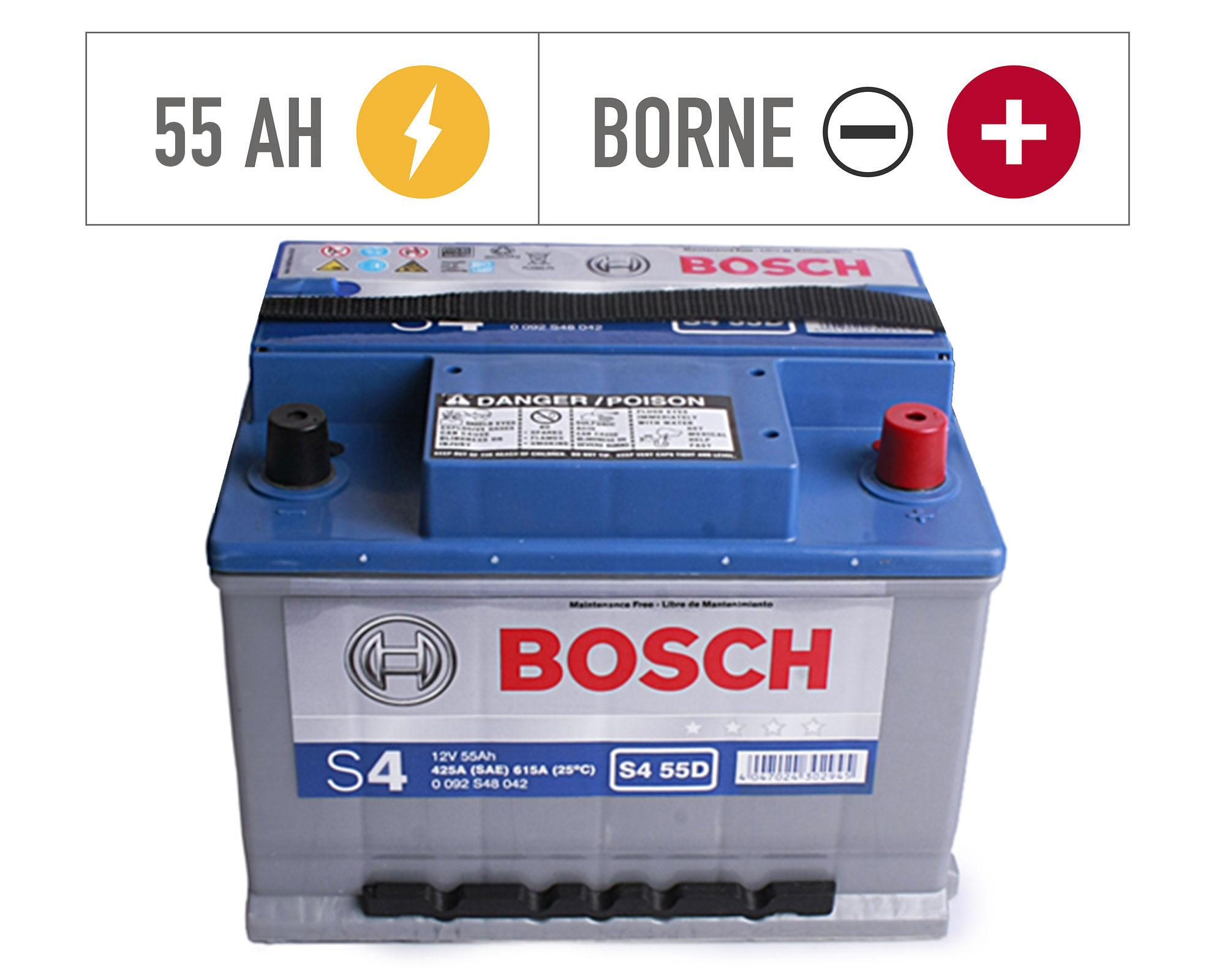 Batería 55AH 460CCA derecho S455D-E Bosch-1