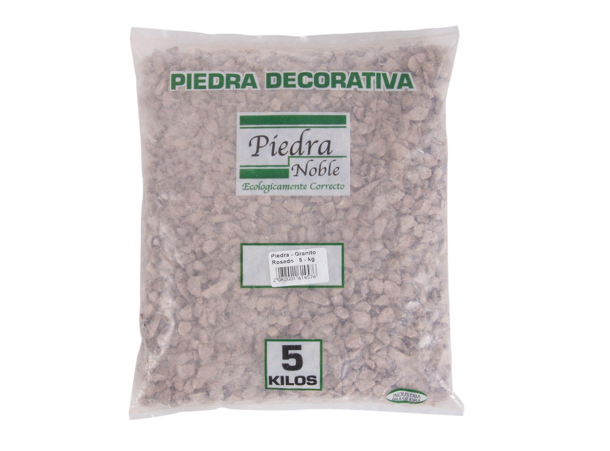 Piedra decorativa granito rosado 5 kg Piedra Noble-0