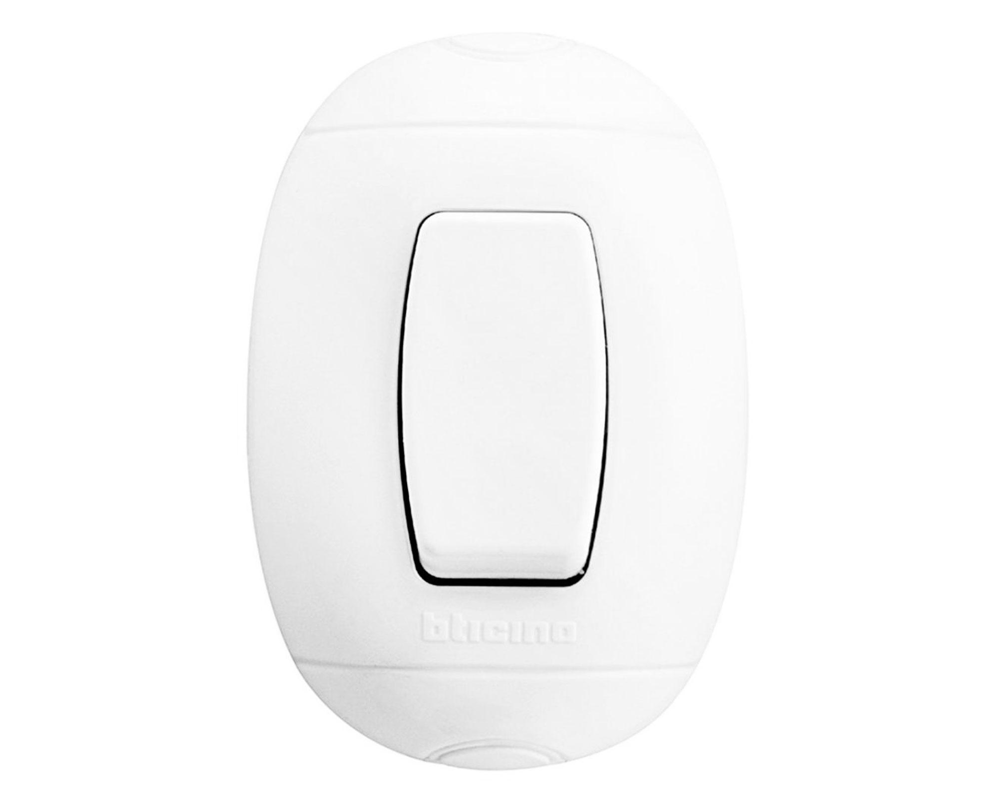 Interruptor 9/24 10 a 250 v blanco oval Bticino-0
