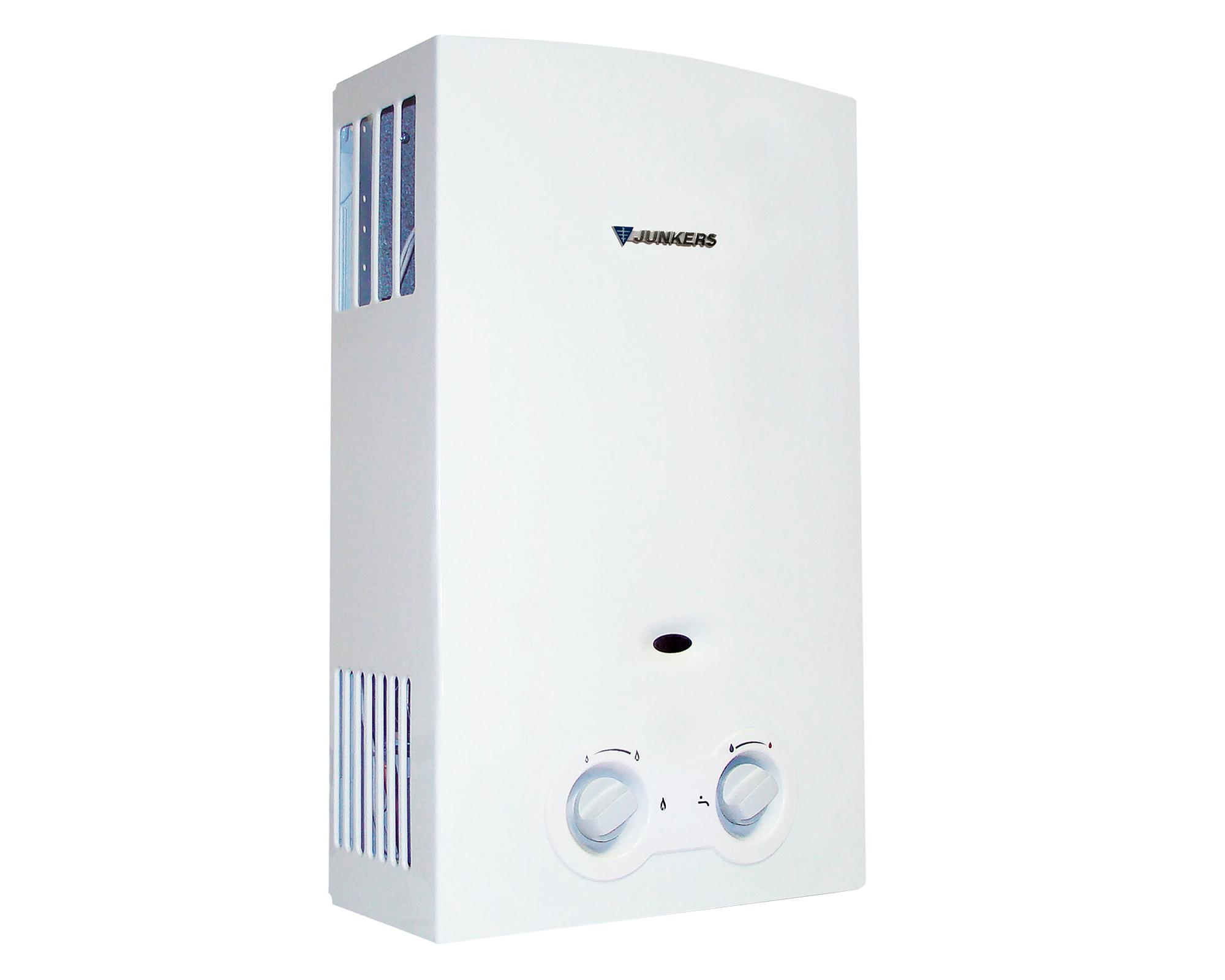 Calefont ionizado tiro natural 7 lt gas licuado W7B ND Junkers-2