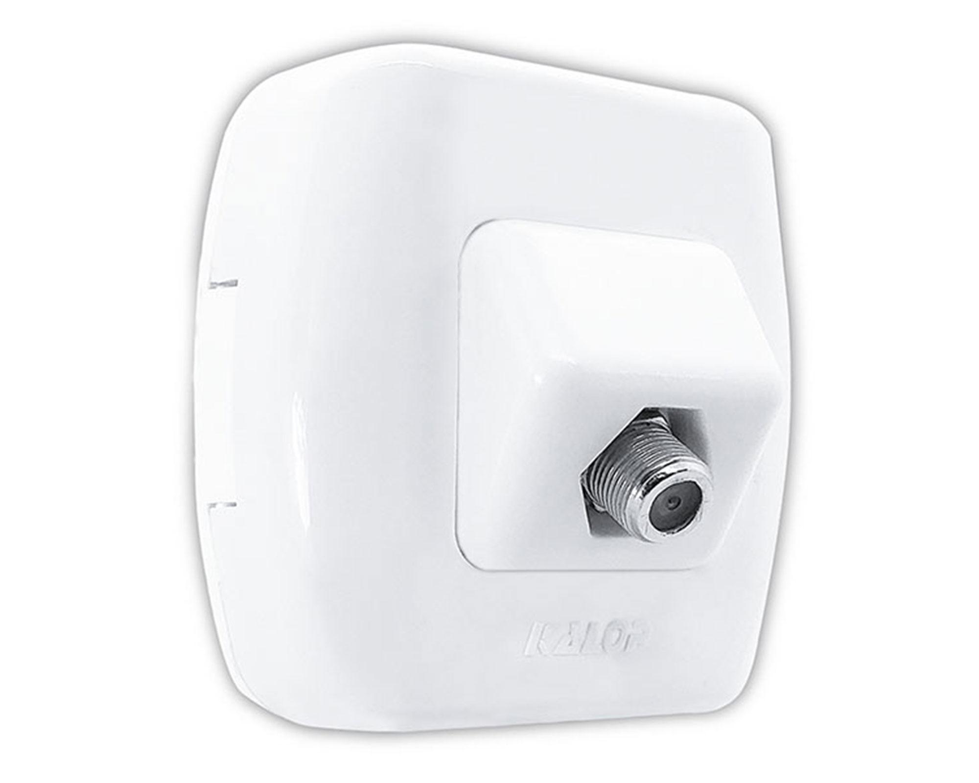 Toma catv tekna pin fino blanca Kalop-3