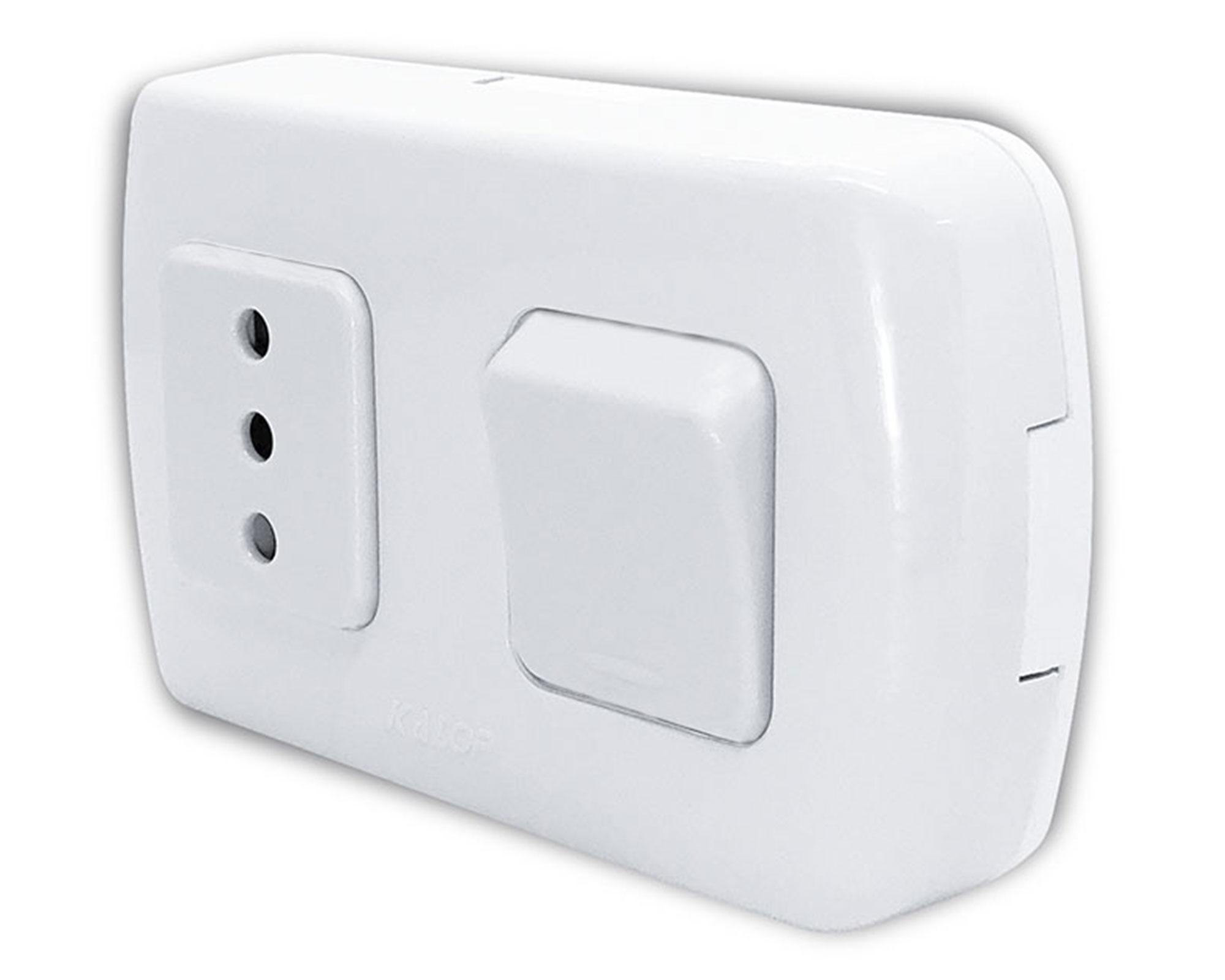 Interruptor 9/12 enchufe tekna 10a 250v Kalop-3